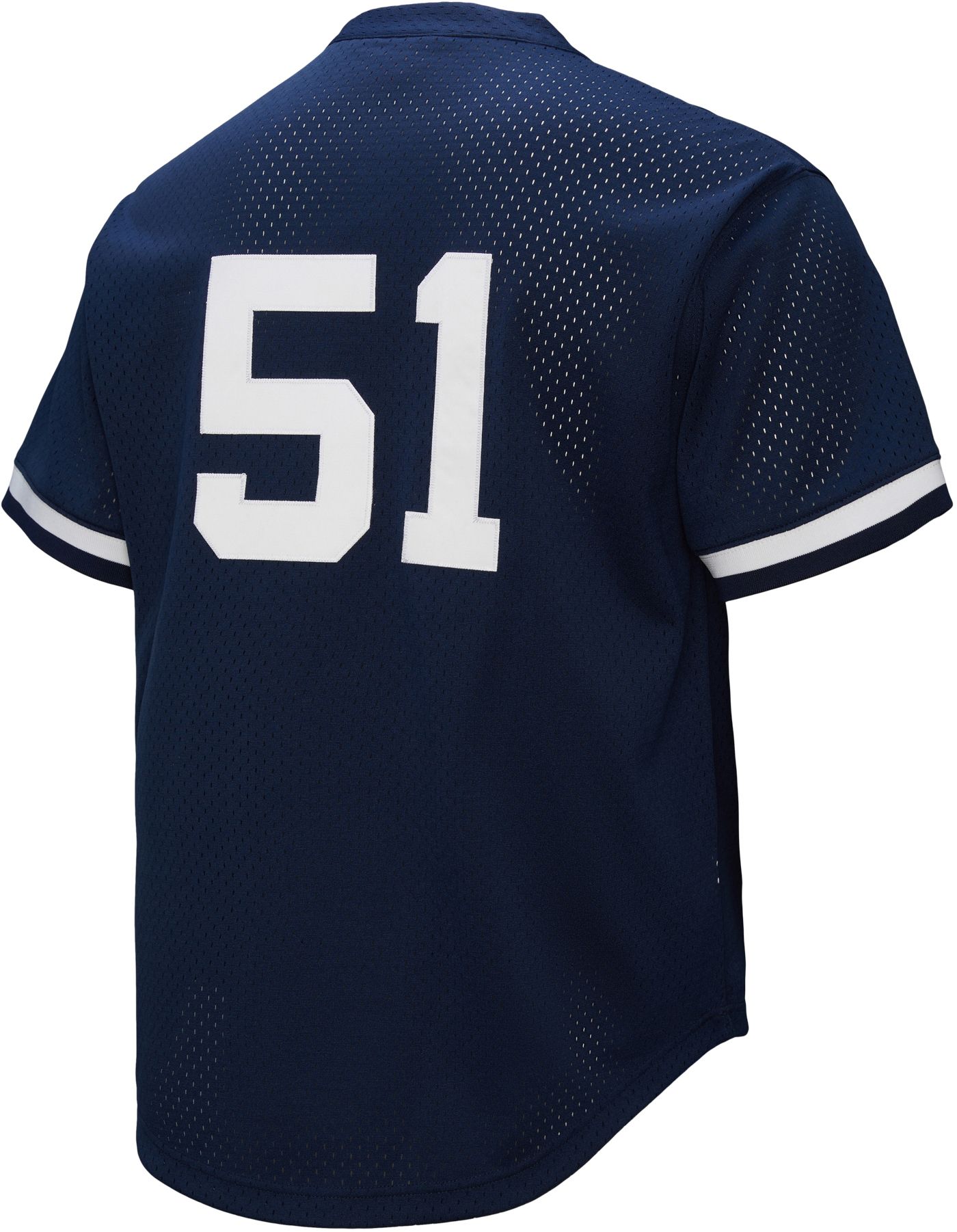 Mitchell & Ness Men's New York Yankees Bernie Williams #51 Navy Batting Practice Alternate Jersey product image