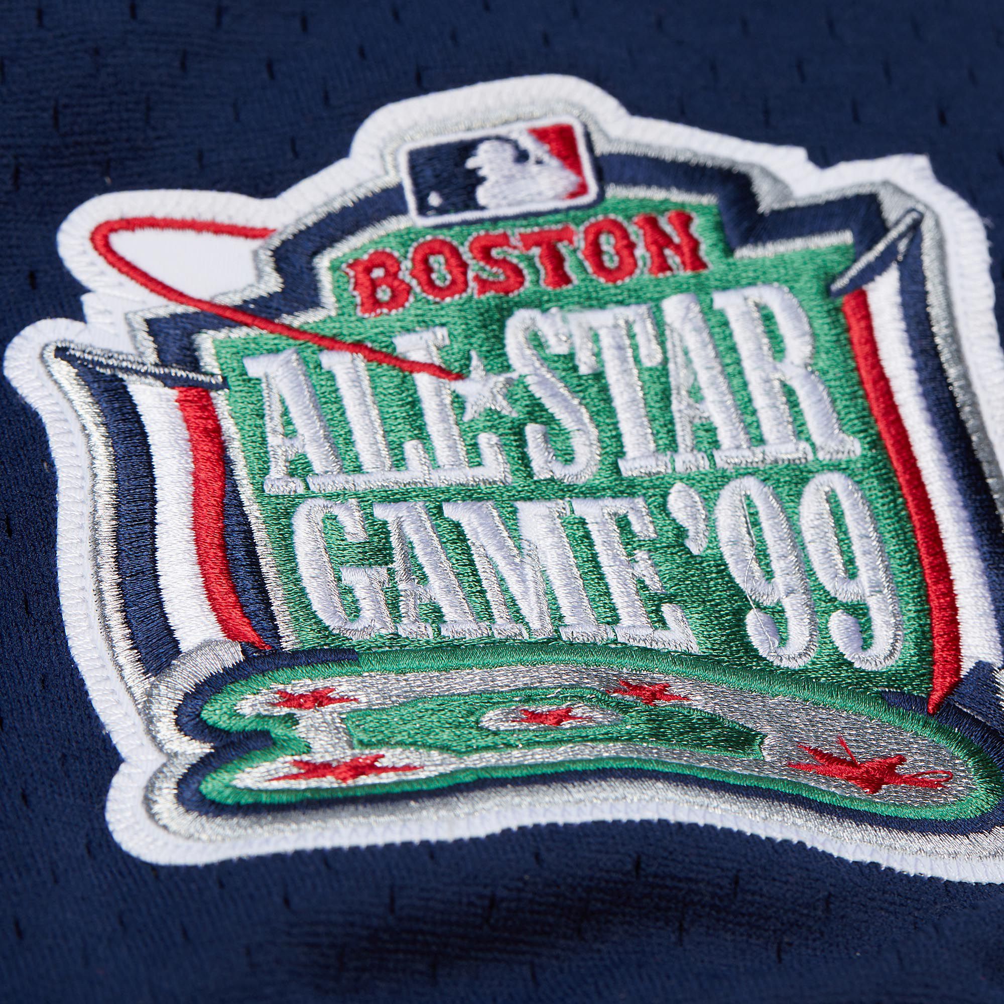 Mitchell & Ness Men's Boston Red Sox Nomar Garciaparra #5 Navy Mesh Alternate Jersey product image