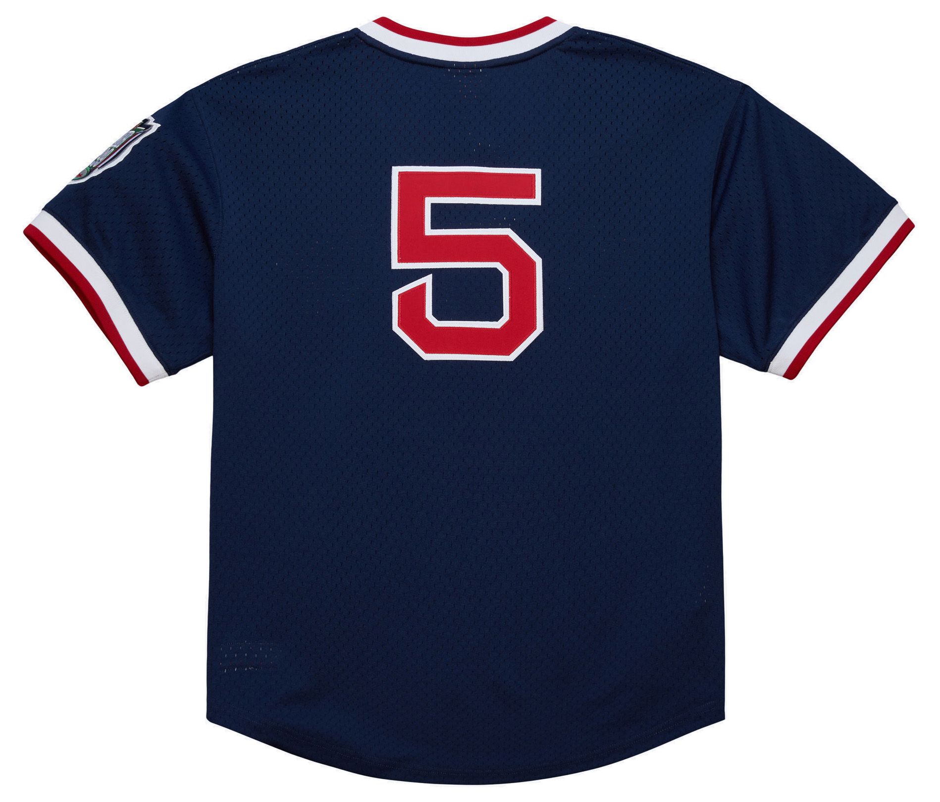 Mitchell & Ness Men's Boston Red Sox Nomar Garciaparra #5 Navy Mesh Alternate Jersey product image