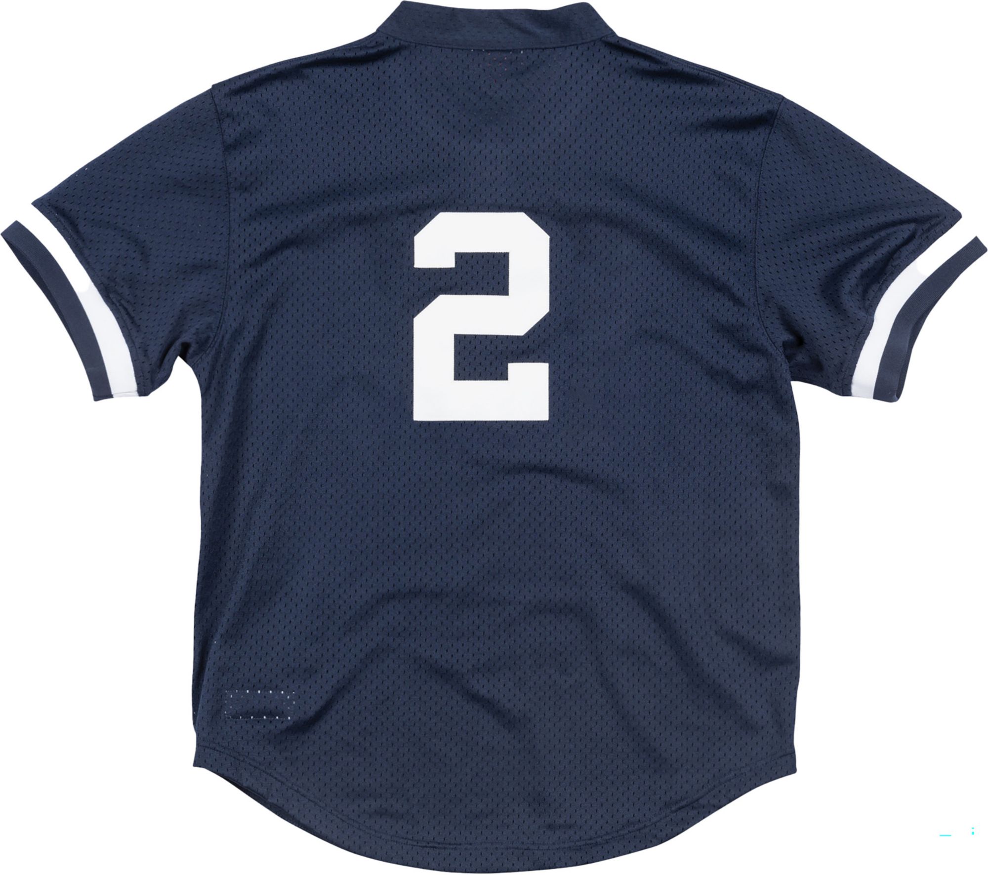 Mitchell & Ness Men's Derek Jeter #2 Navy Cooperstown Alternate Mesh Batting Practice Jersey product image