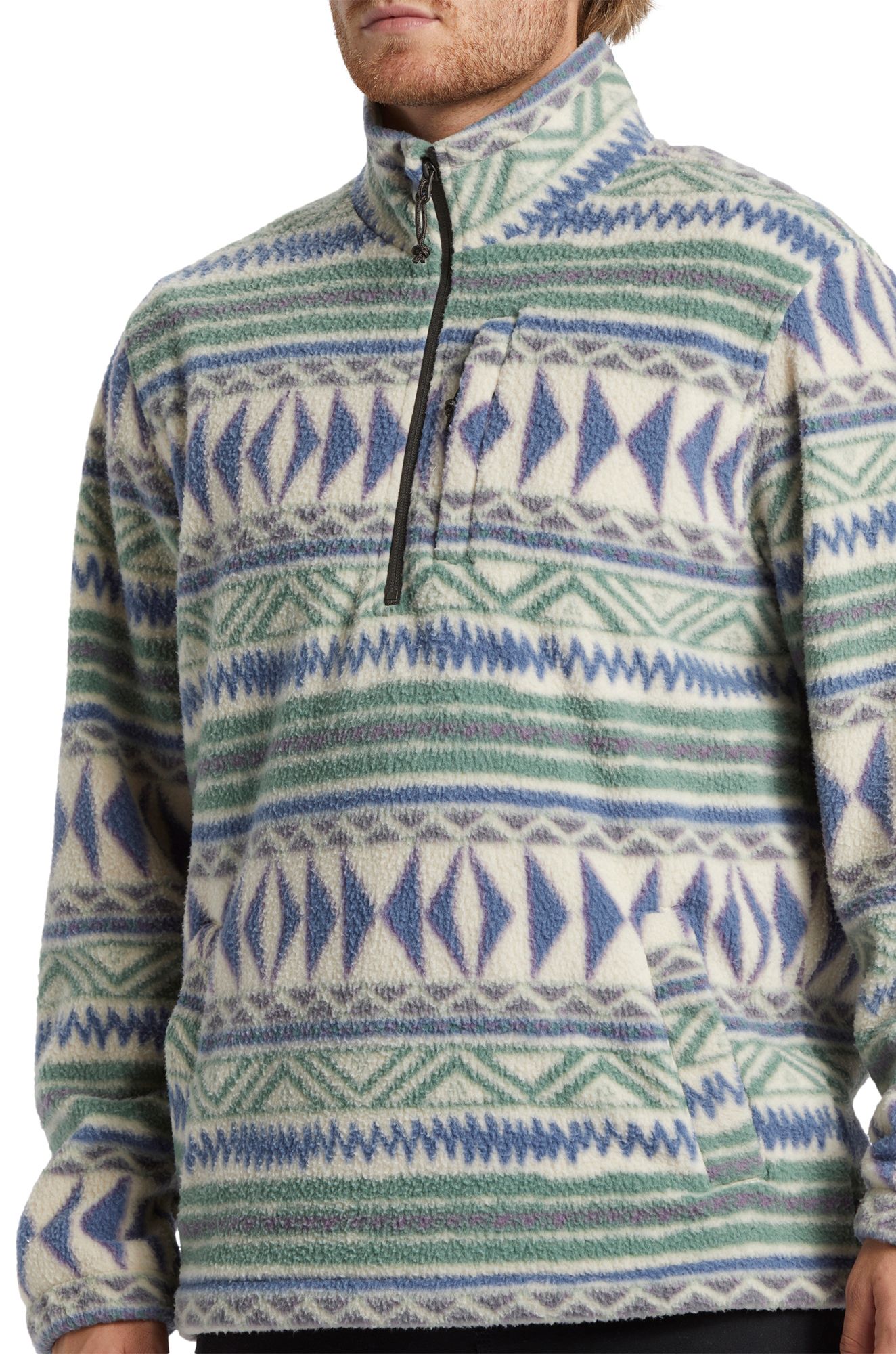 Billabong Men's Boundary ½ Zip Mock Neck Fleece Pullover product image