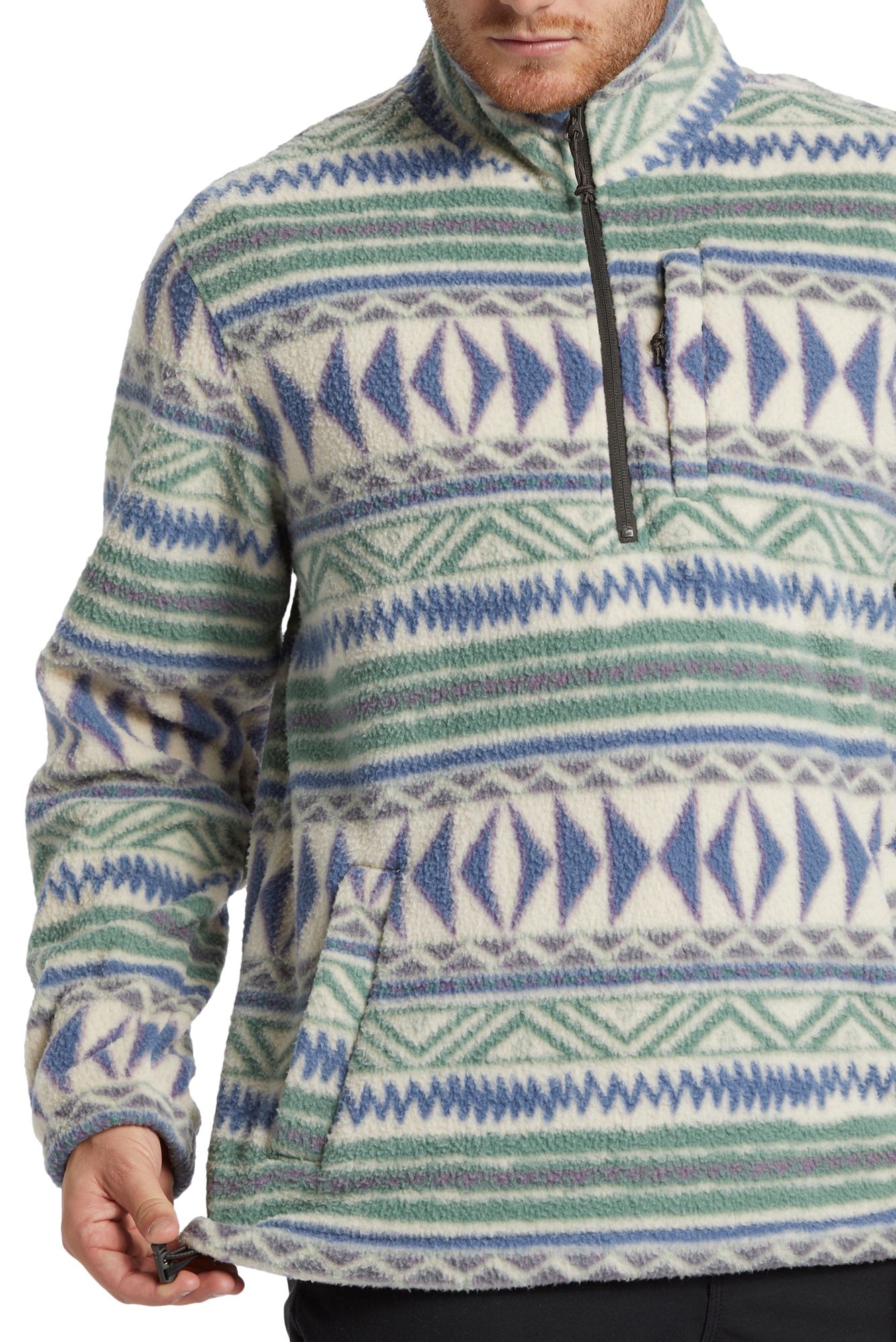 Billabong Men's Boundary ½ Zip Mock Neck Fleece Pullover product image