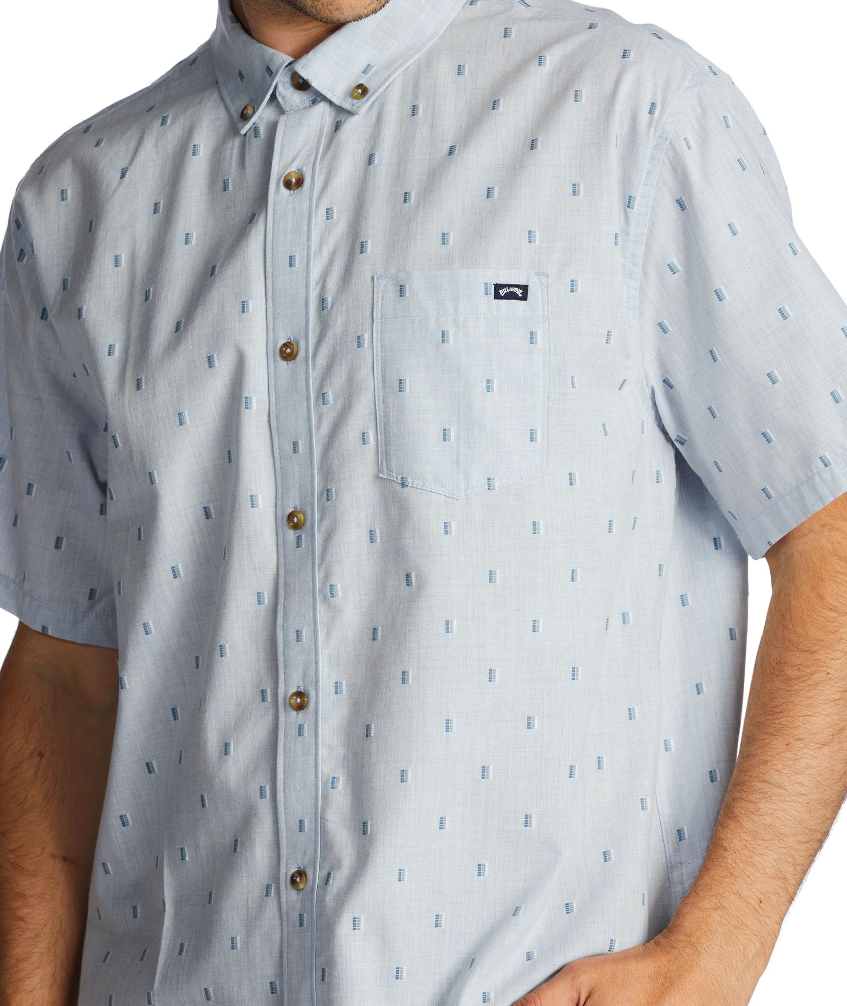 Billabong Men's All Day Jacquard Woven Button-Down Shirt