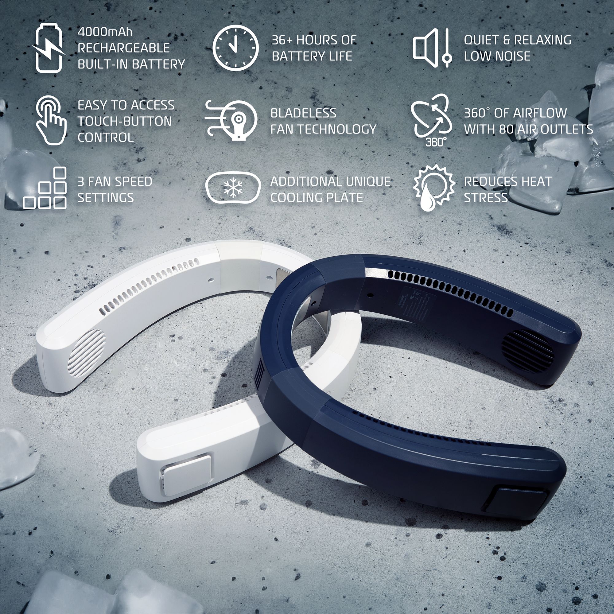 AlphaCool Personal Air Conditioner Neck Fan product image