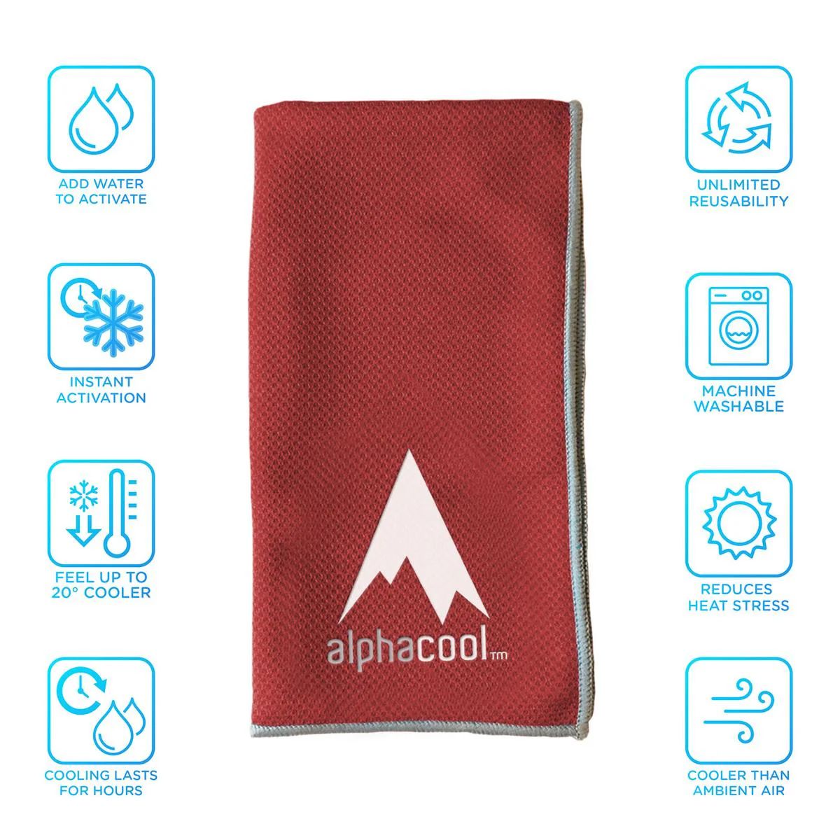 AlphaCool Mesh Cooling Towel 2-Pack product image