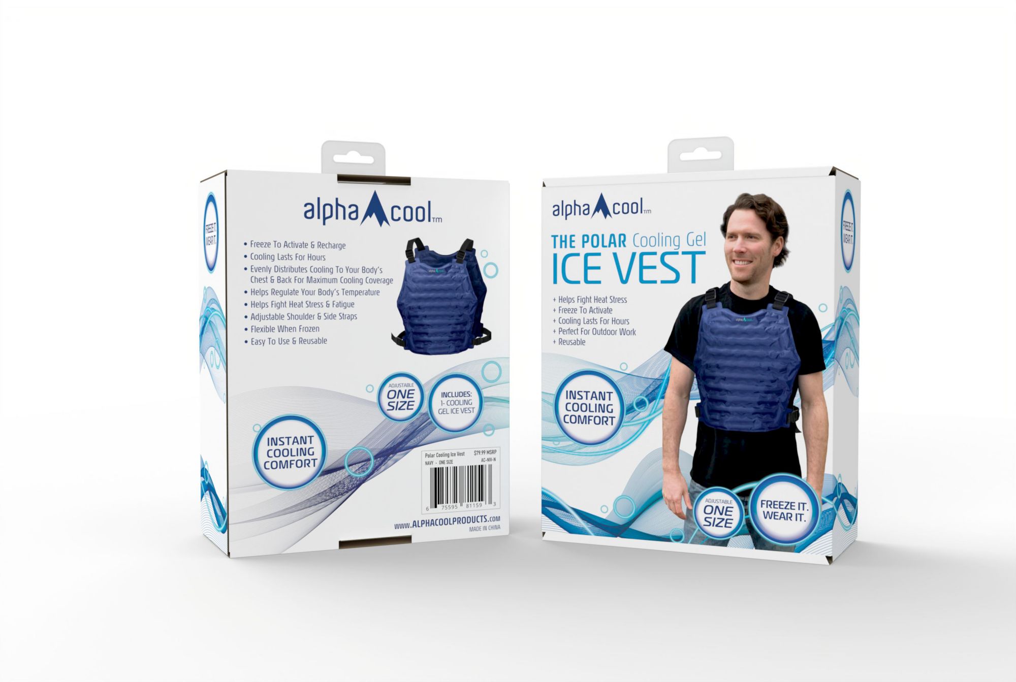 AlphaCool Polar Cooling Ice Vest product image