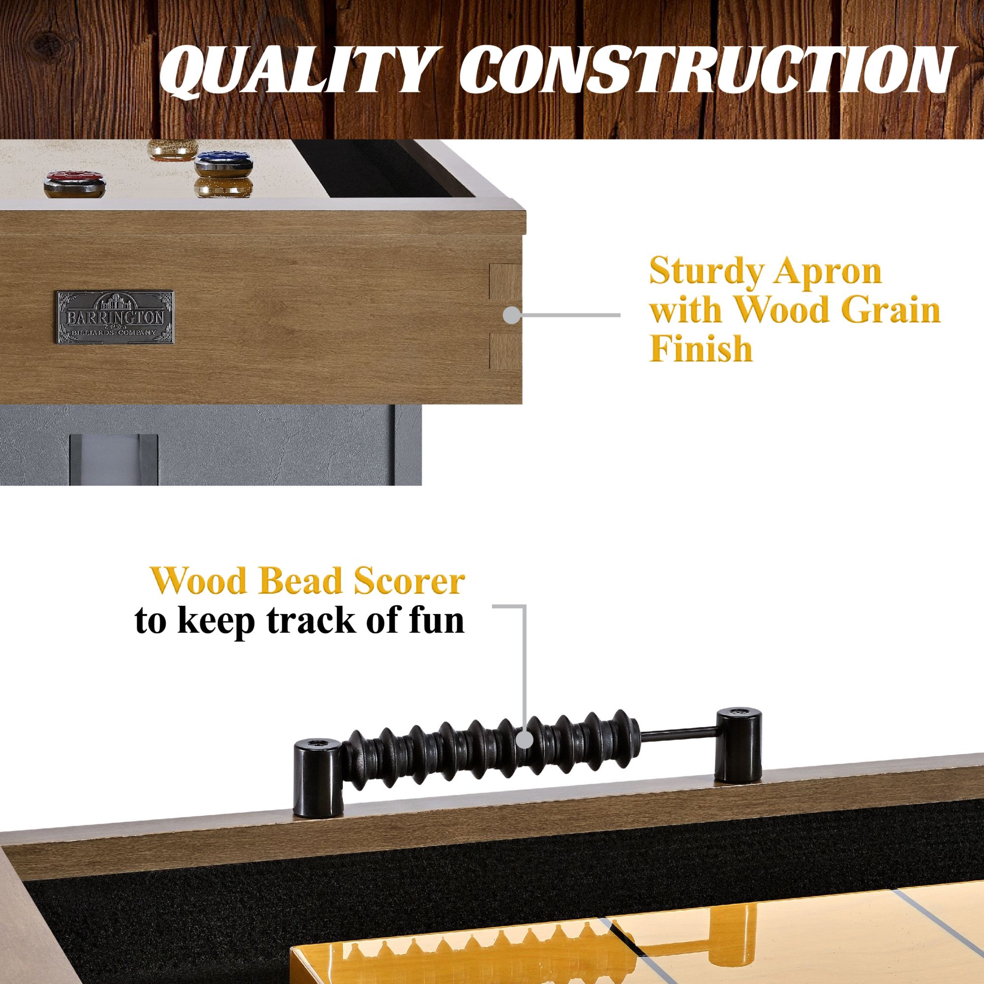 Barrington Billiards Urban 9' Shuffleboard Table product image