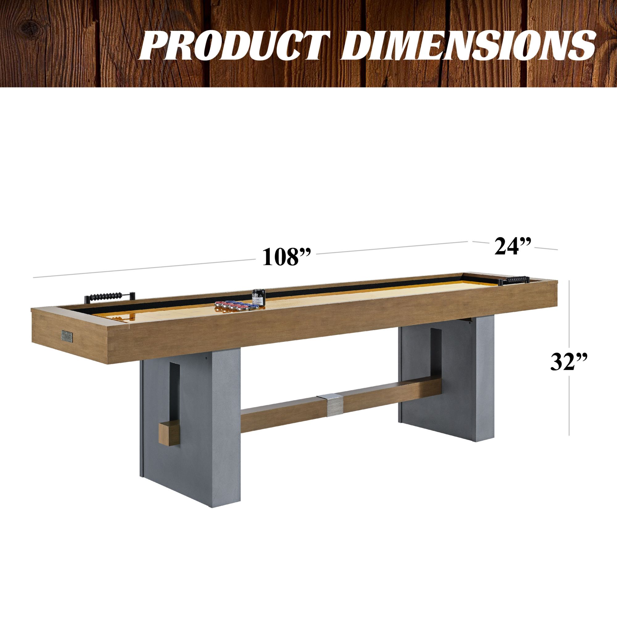 Barrington Billiards Urban 9' Shuffleboard Table product image