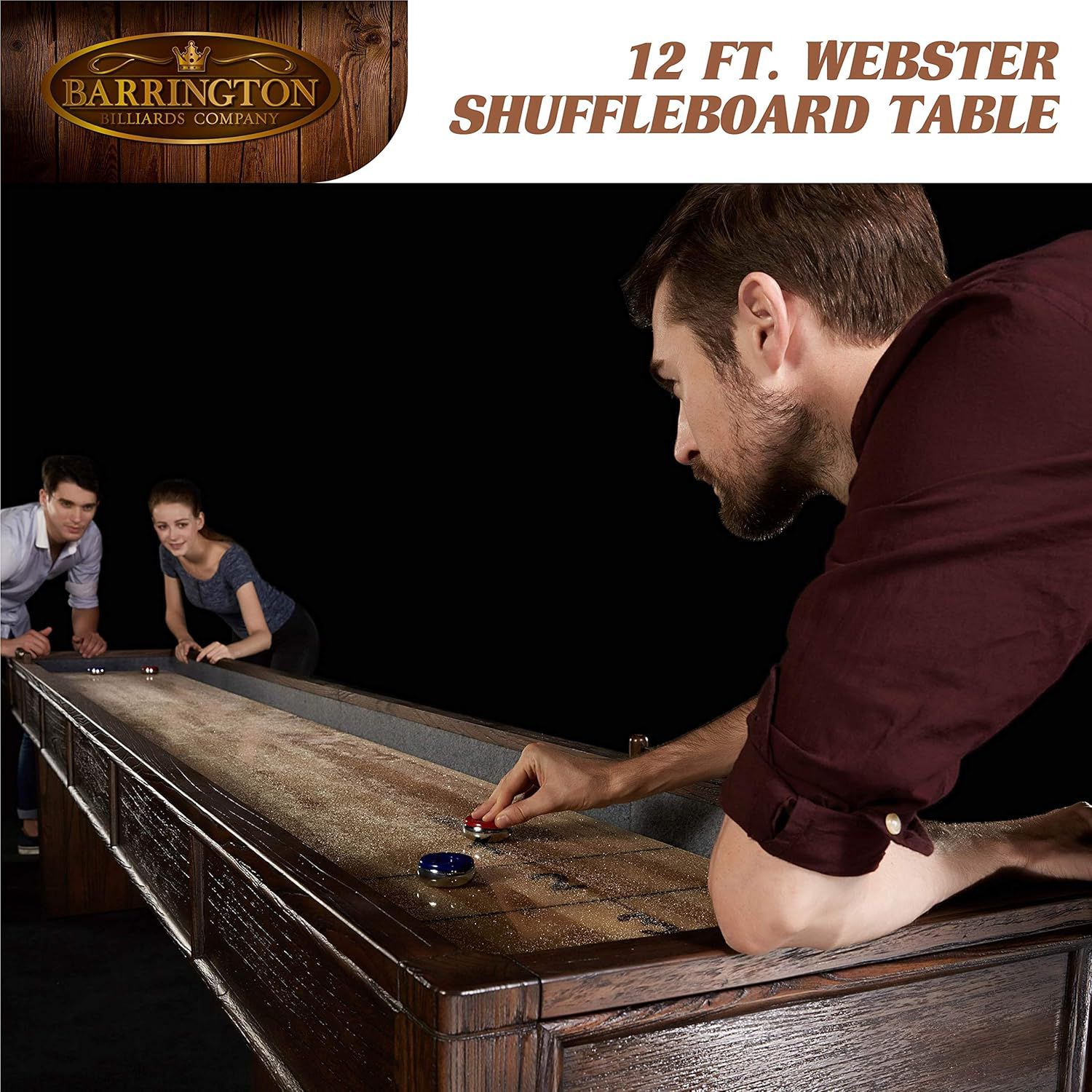Barrington Billiards Webster Shuffleboard Table product image