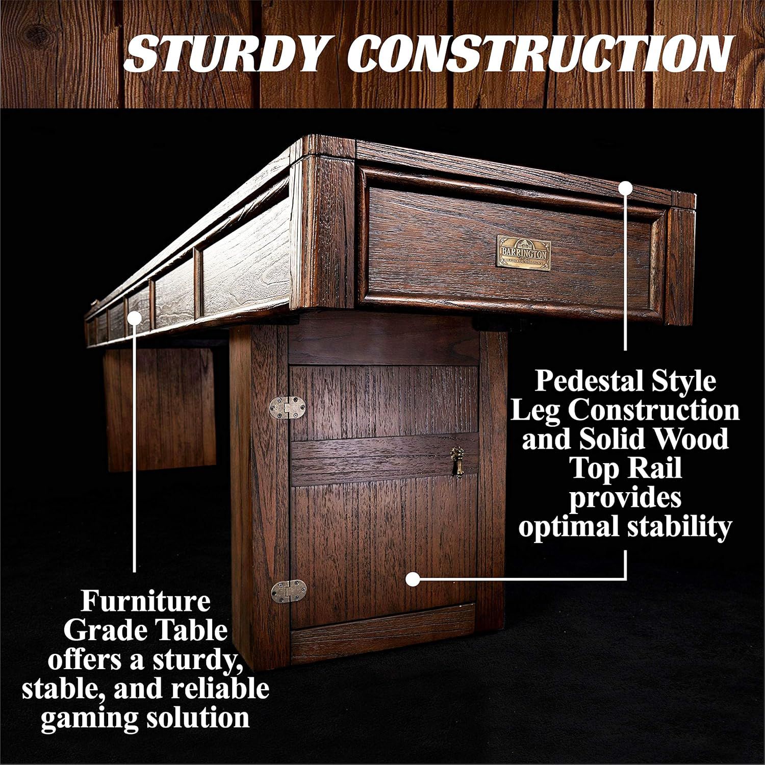 Barrington Billiards Webster Shuffleboard Table product image