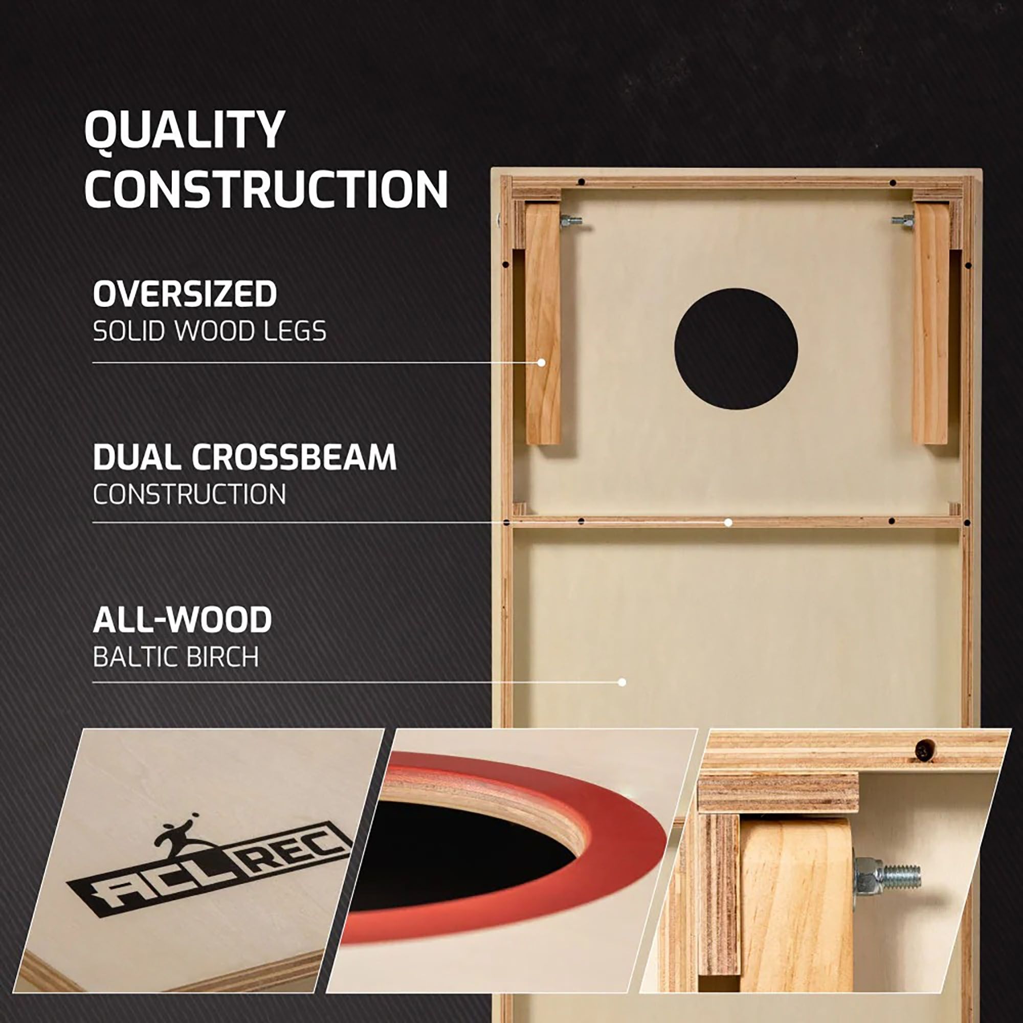 ACL REC 2x4 Cornhole Board product image