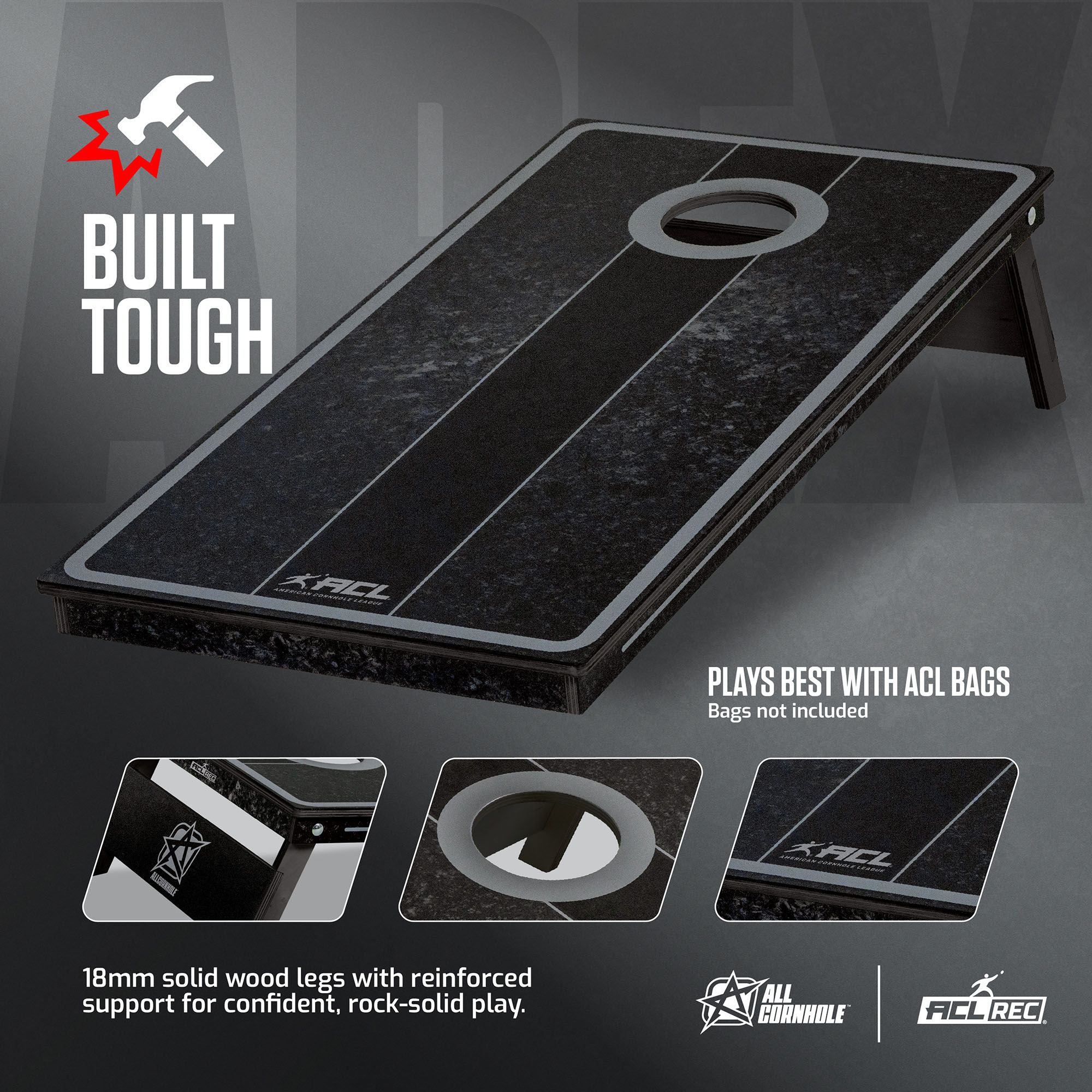 American Cornhole League APEX ACL Rec 2'x4' Cornhole Boards product image