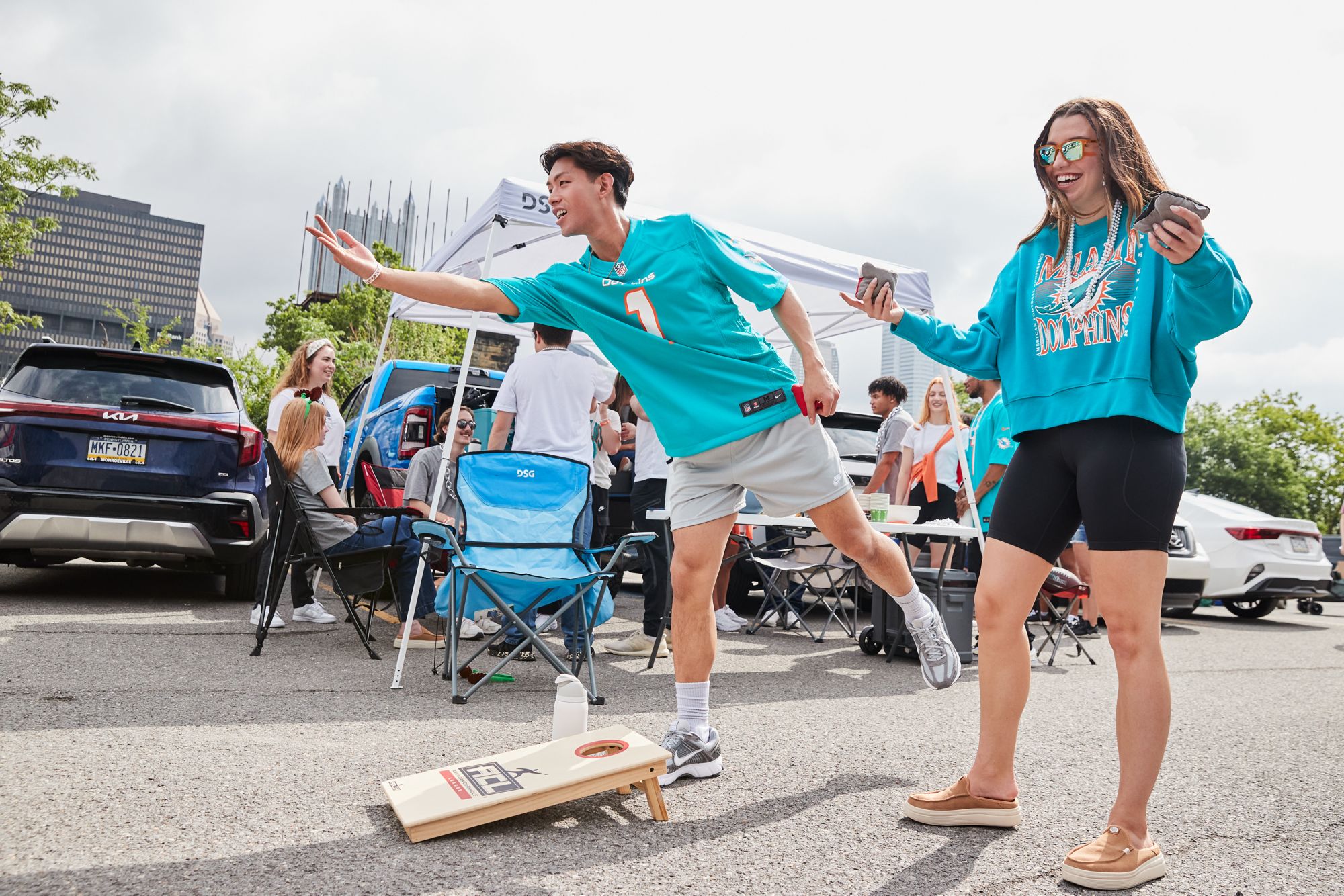 American Cornhole League ACL Rec Mini 1' x 2' Cornhole Boards with Bags product image