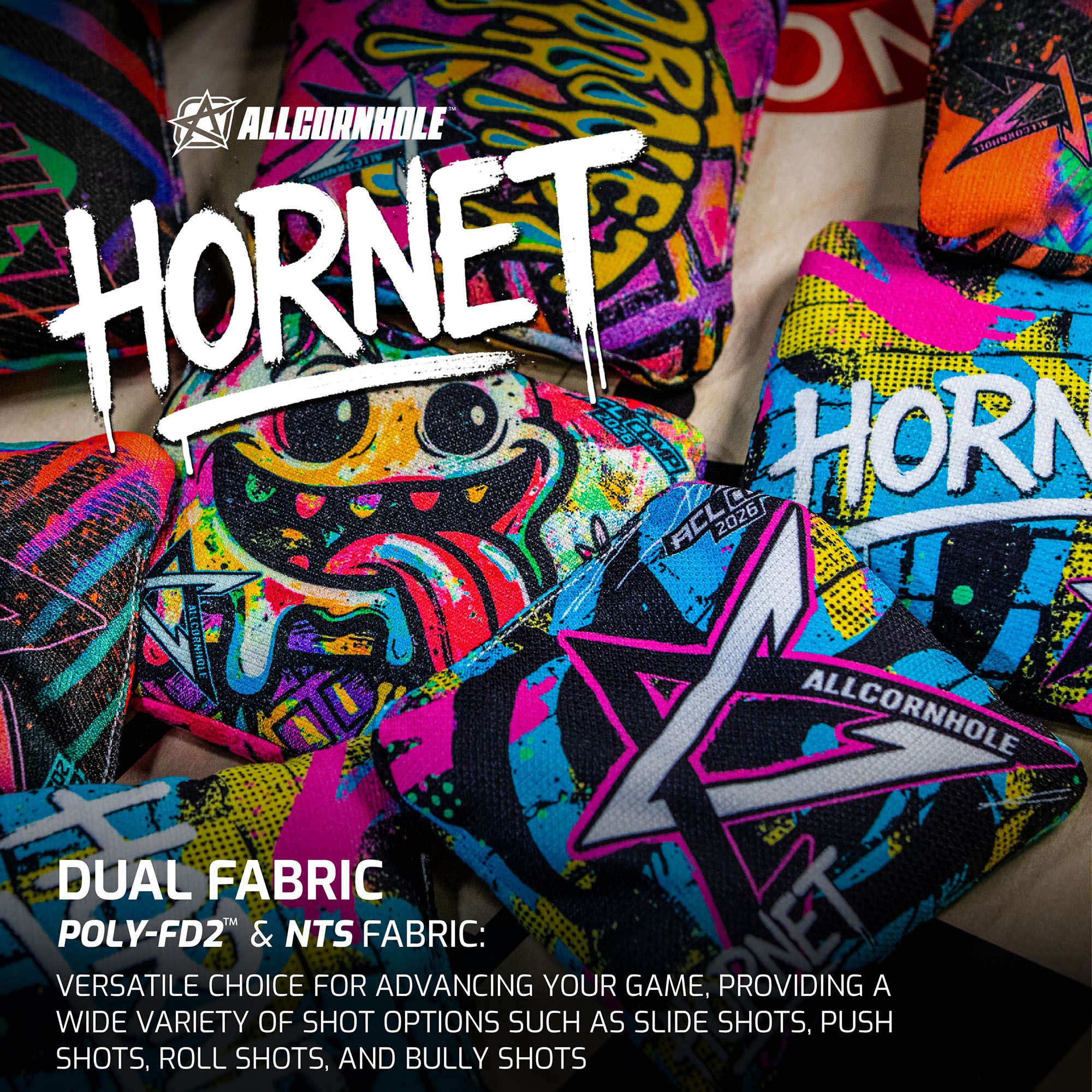 American Cornhole League Hornet Cornhole Bags - 4 Pack product image