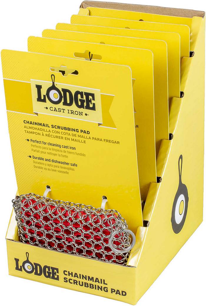 Lodge ACM10R41 Chainmail Heavy Duty Scrubbing Pad For Cast Iron
