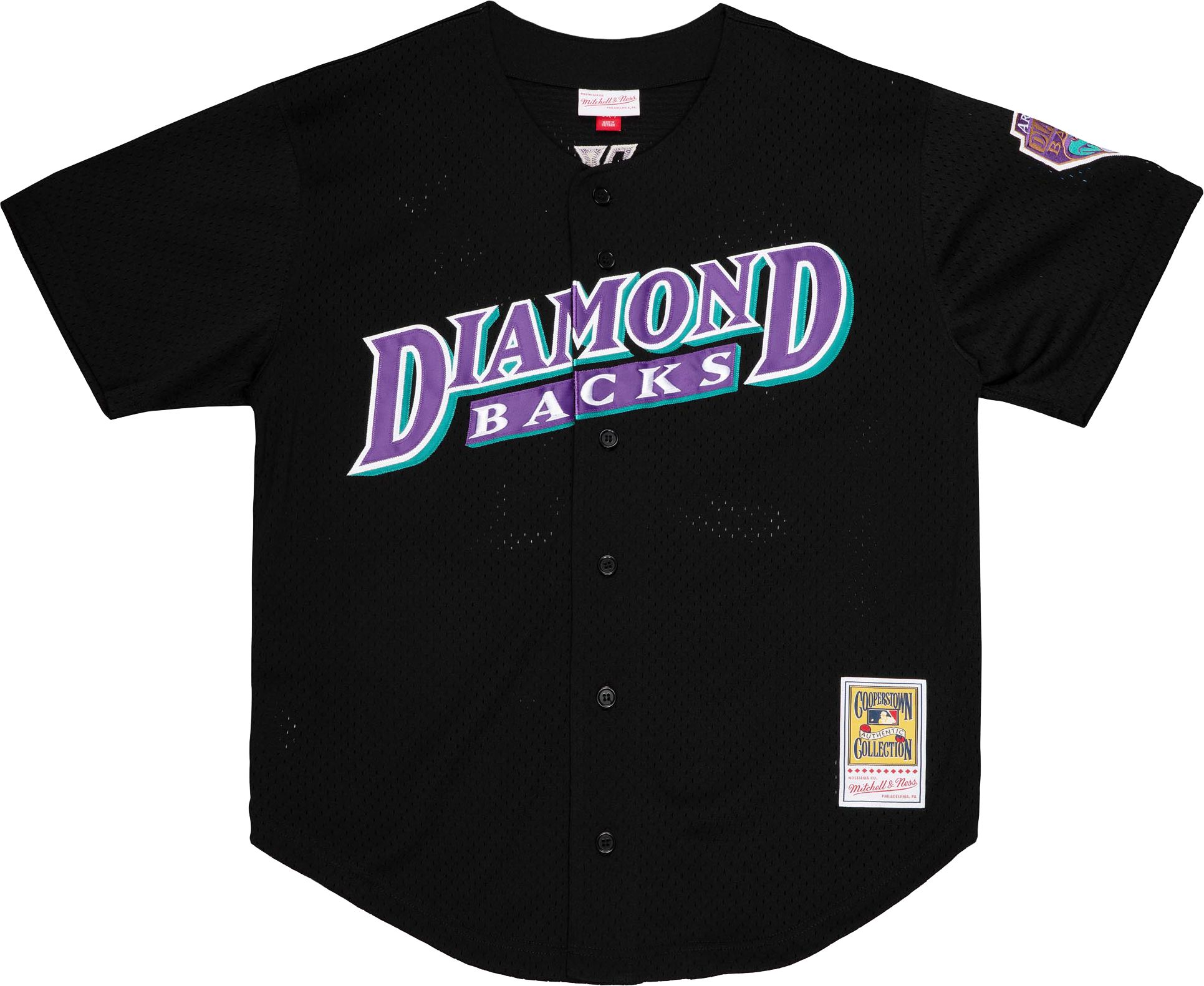 Mitchell & Ness Men's Arizona Diamondbacks Batting Practice Black Randy Johnson #51 Jersey product image
