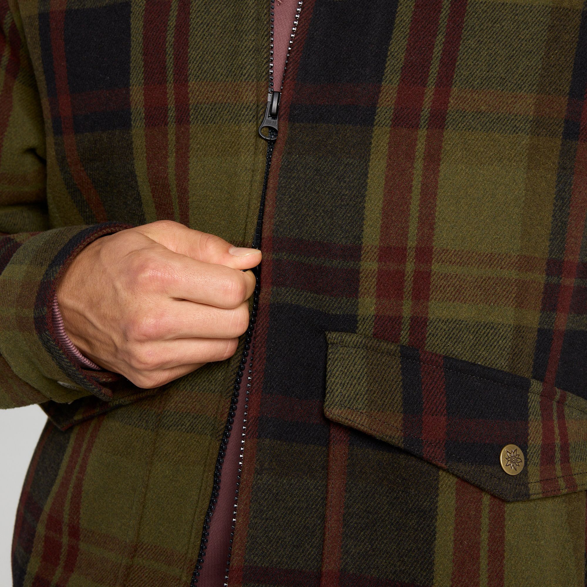 Alpine Design Men's Plaid Zip Jacket product image