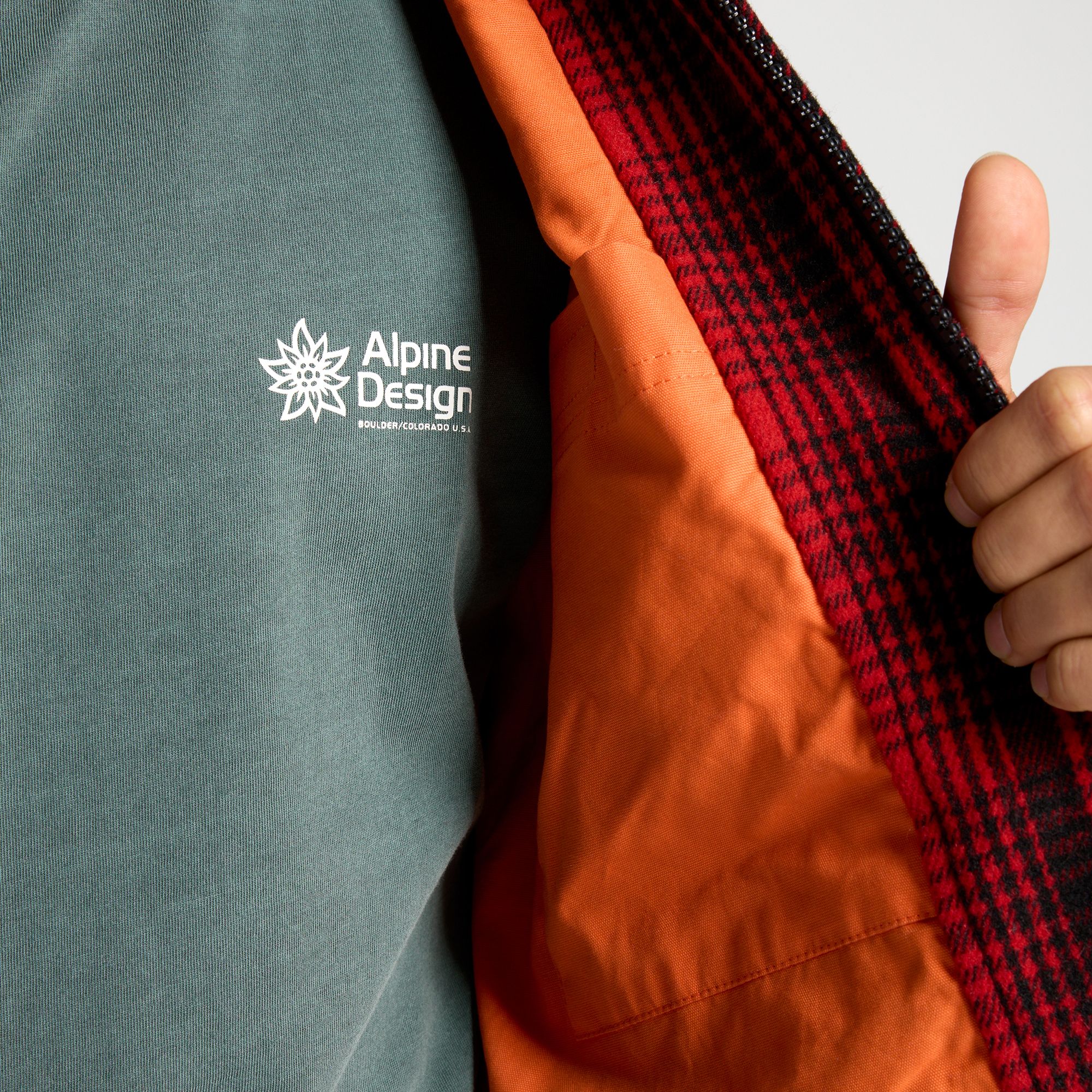 Alpine Design Men's Plaid Zip Jacket product image