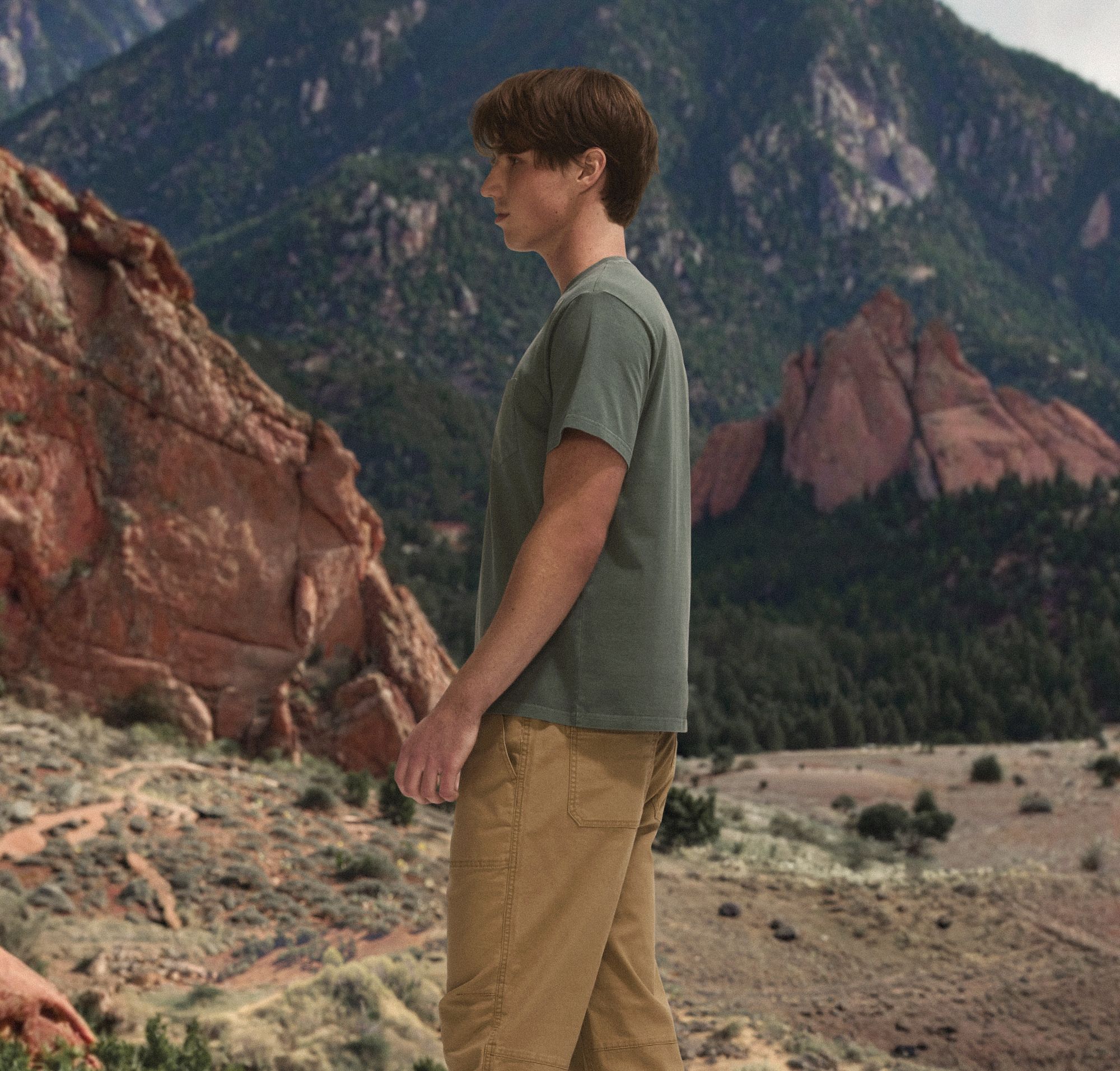 Alpine Design Men's Hike Short Sleeve Solid Pocket T-Shirt product image