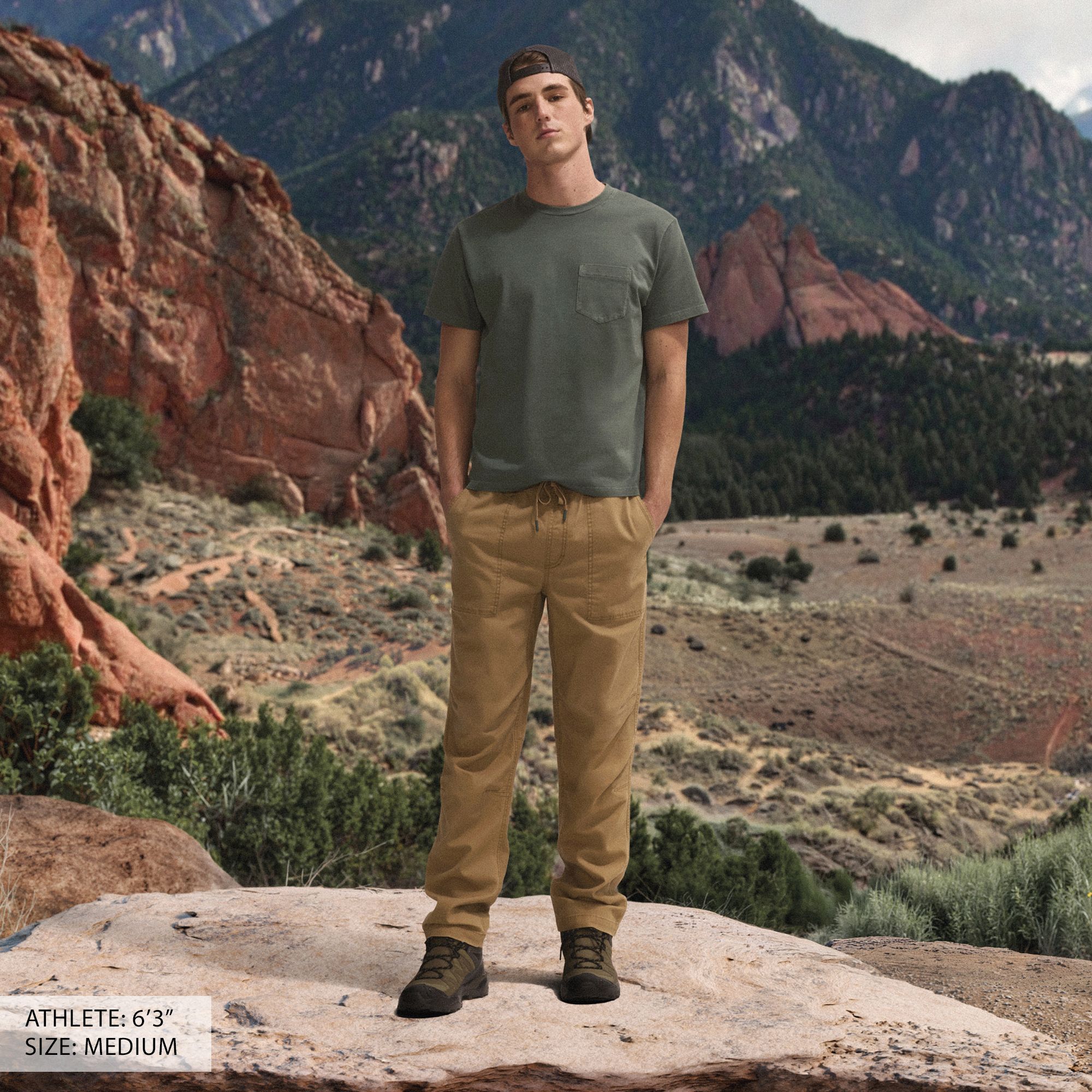 Alpine Design Men's Hike Short Sleeve Solid Pocket T-Shirt product image