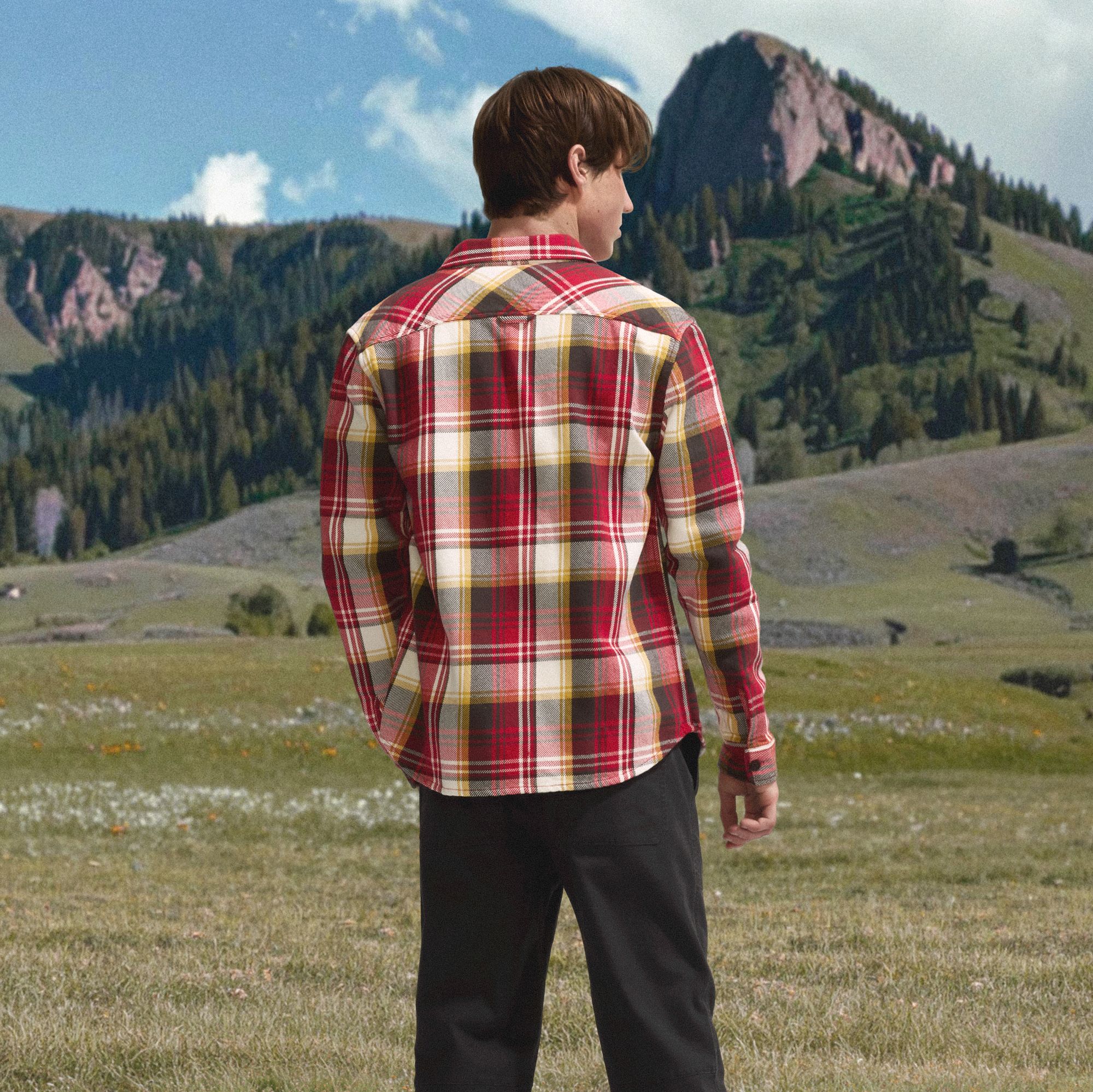 Alpine Design Men's Long Sleeve Plaid Shirt product image