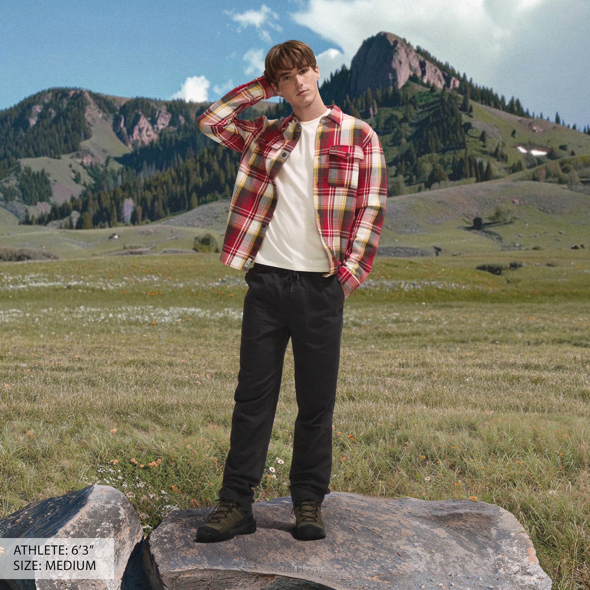 Alpine Design Men's Long Sleeve Plaid Shirt product image