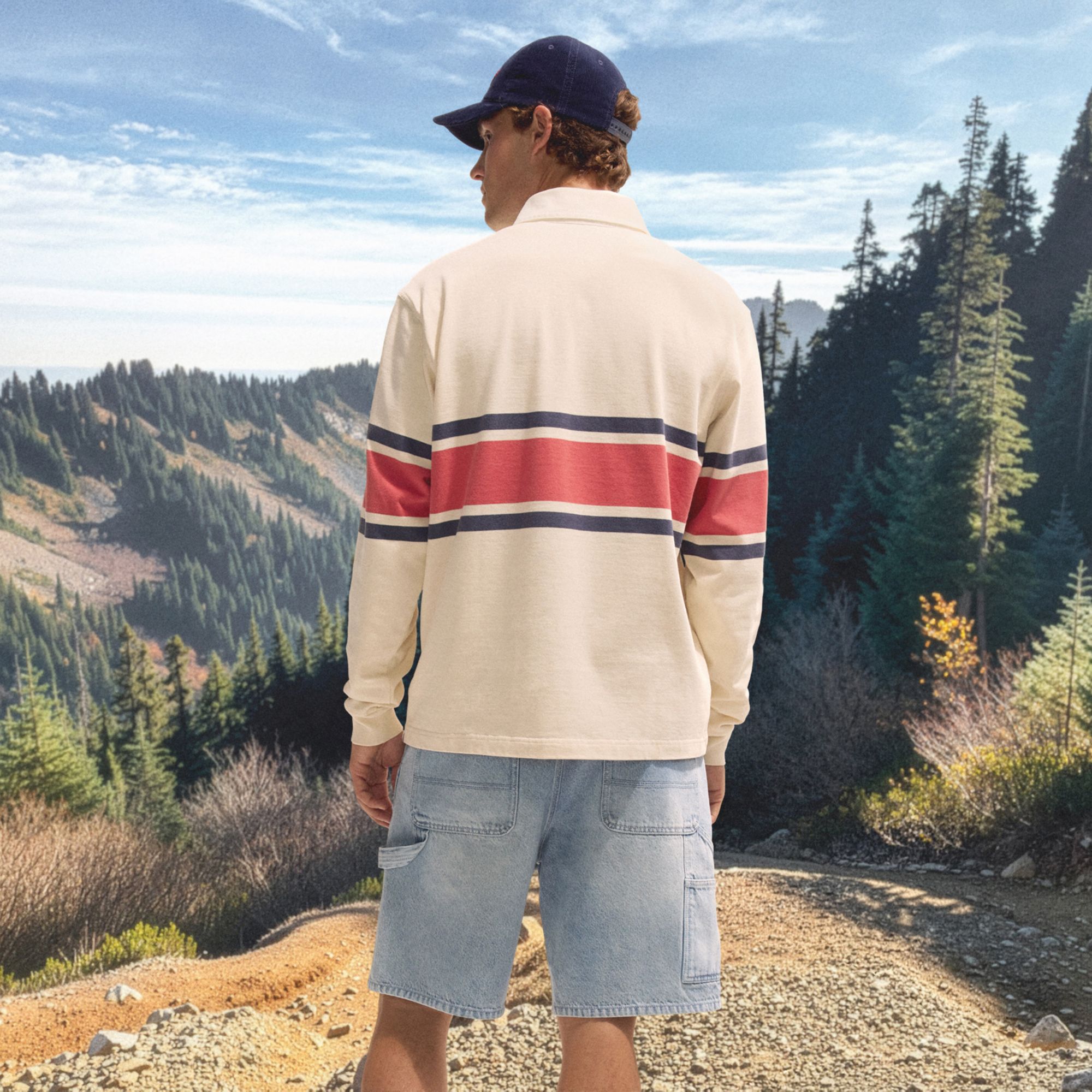 Alpine Design Men’s Long Sleeve Rugby Tee product image