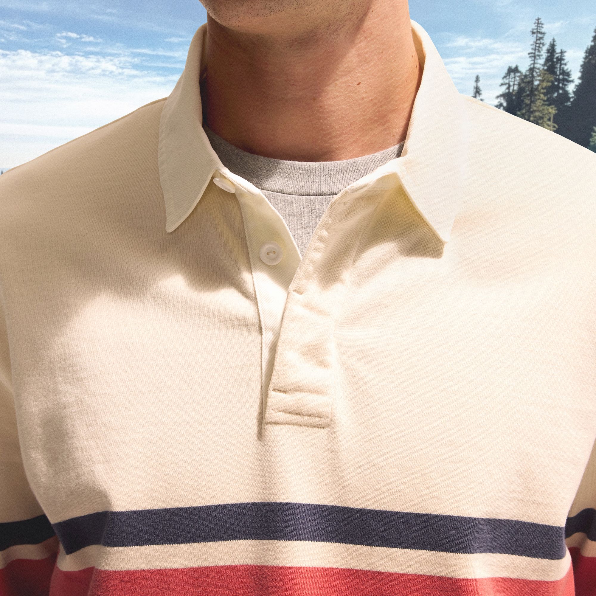 Alpine Design Men’s Long Sleeve Rugby Tee product image