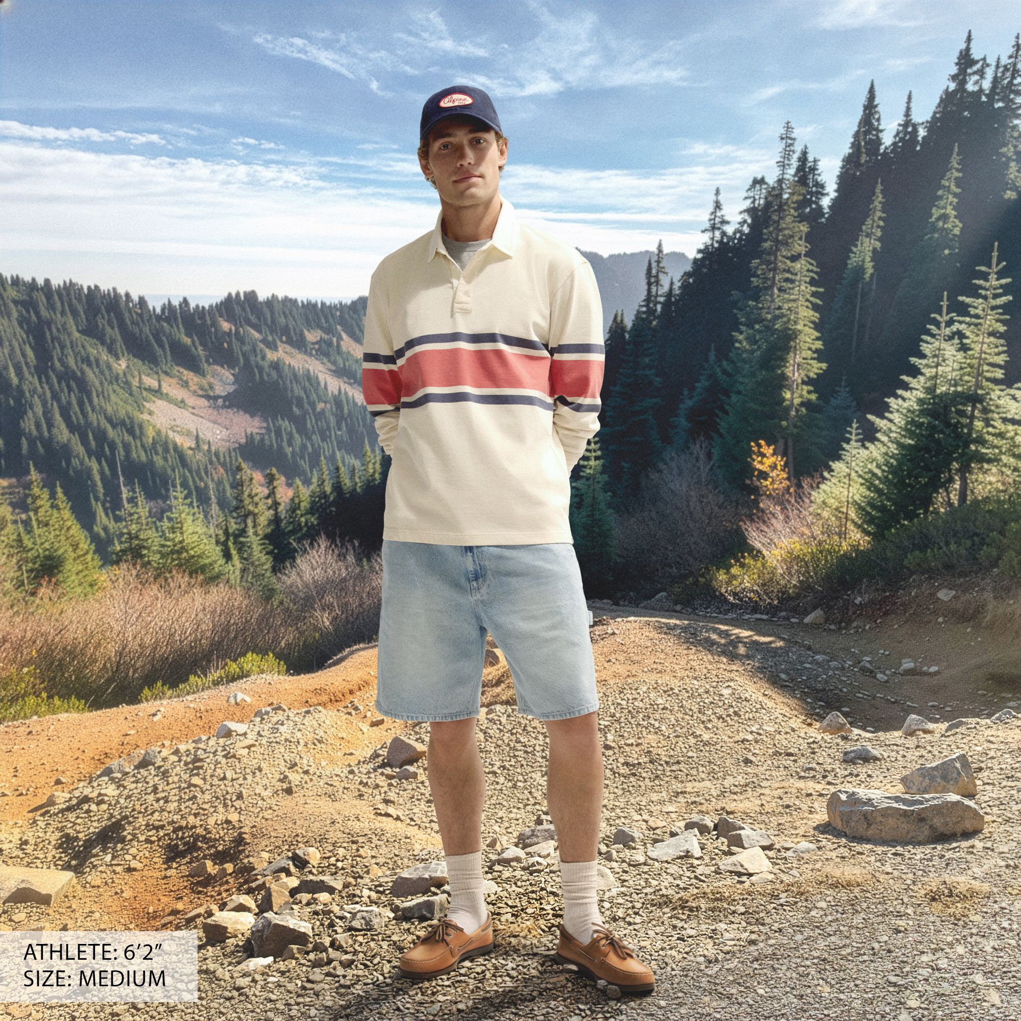 Alpine Design Men’s Long Sleeve Rugby Tee product image