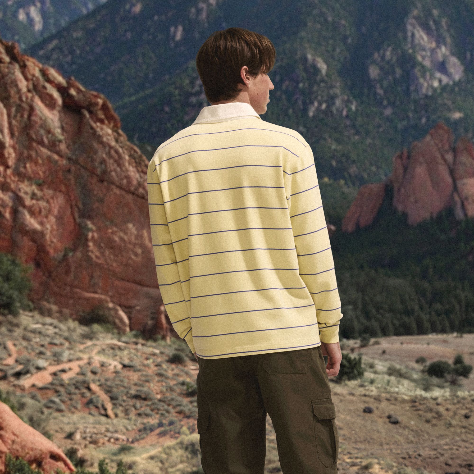 Alpine Design Men's Long Sleeve Rugby Tee product image