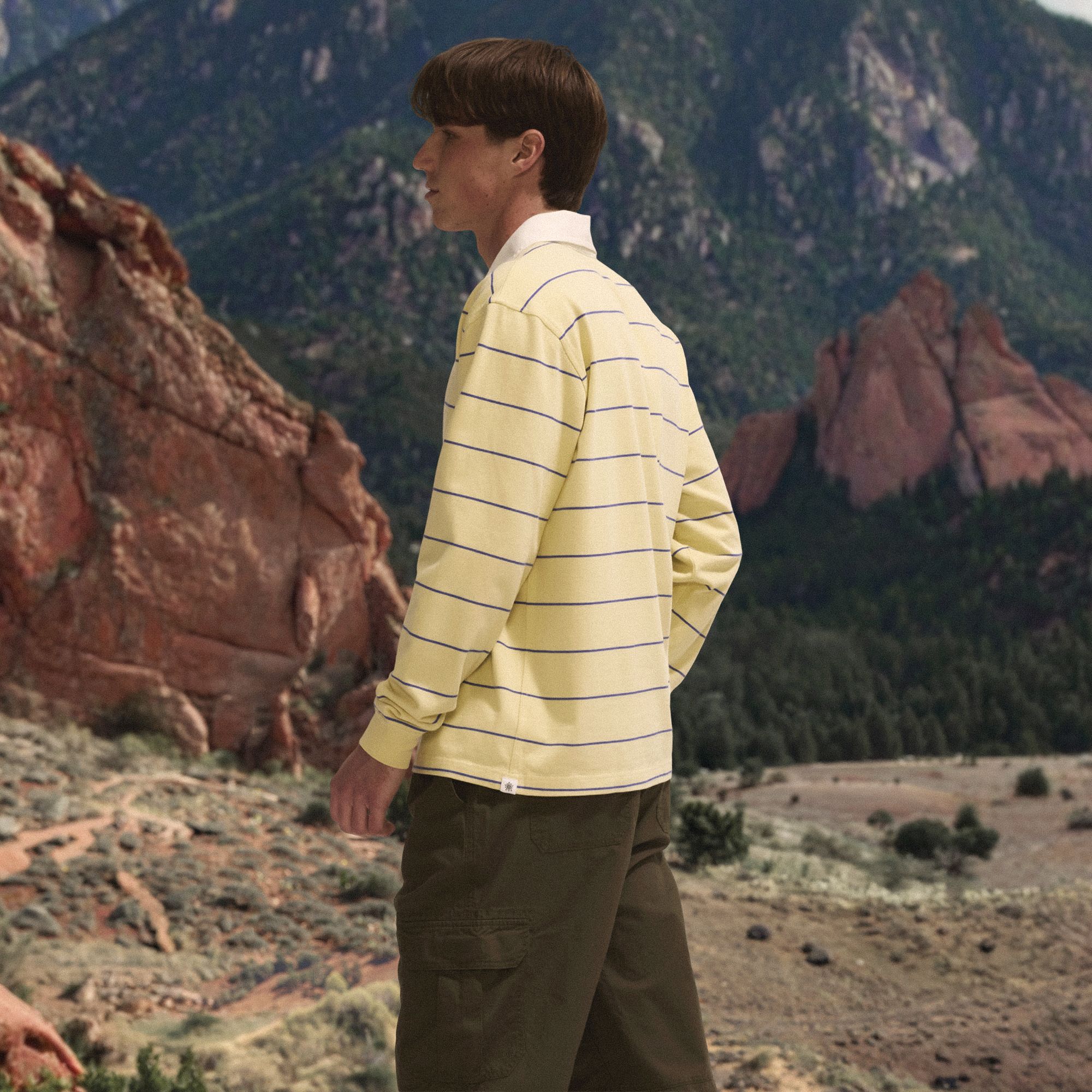 Alpine Design Men's Long Sleeve Rugby Tee product image