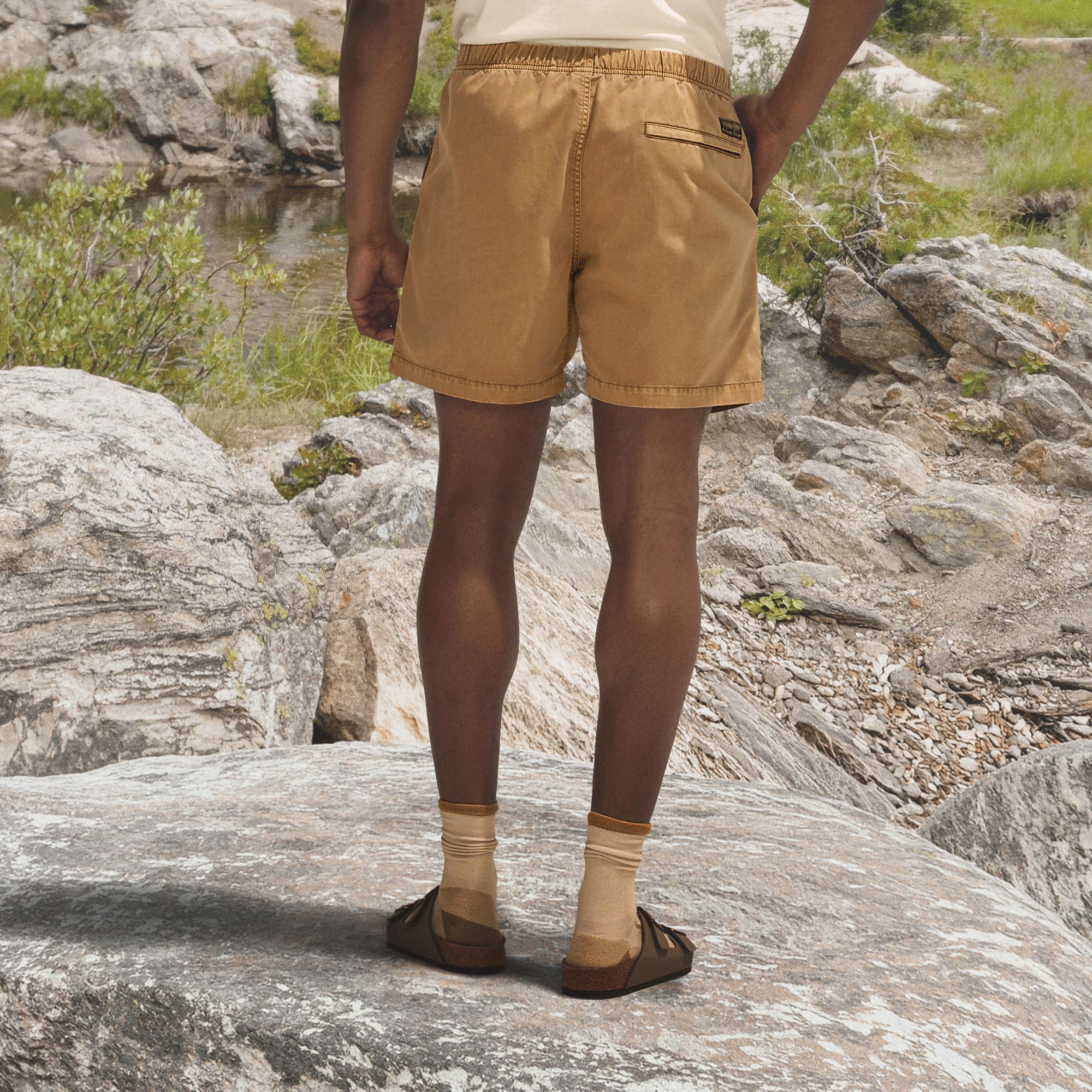 Alpine Design Men's 6" Garment Dyed Pull On Twill Shorts product image