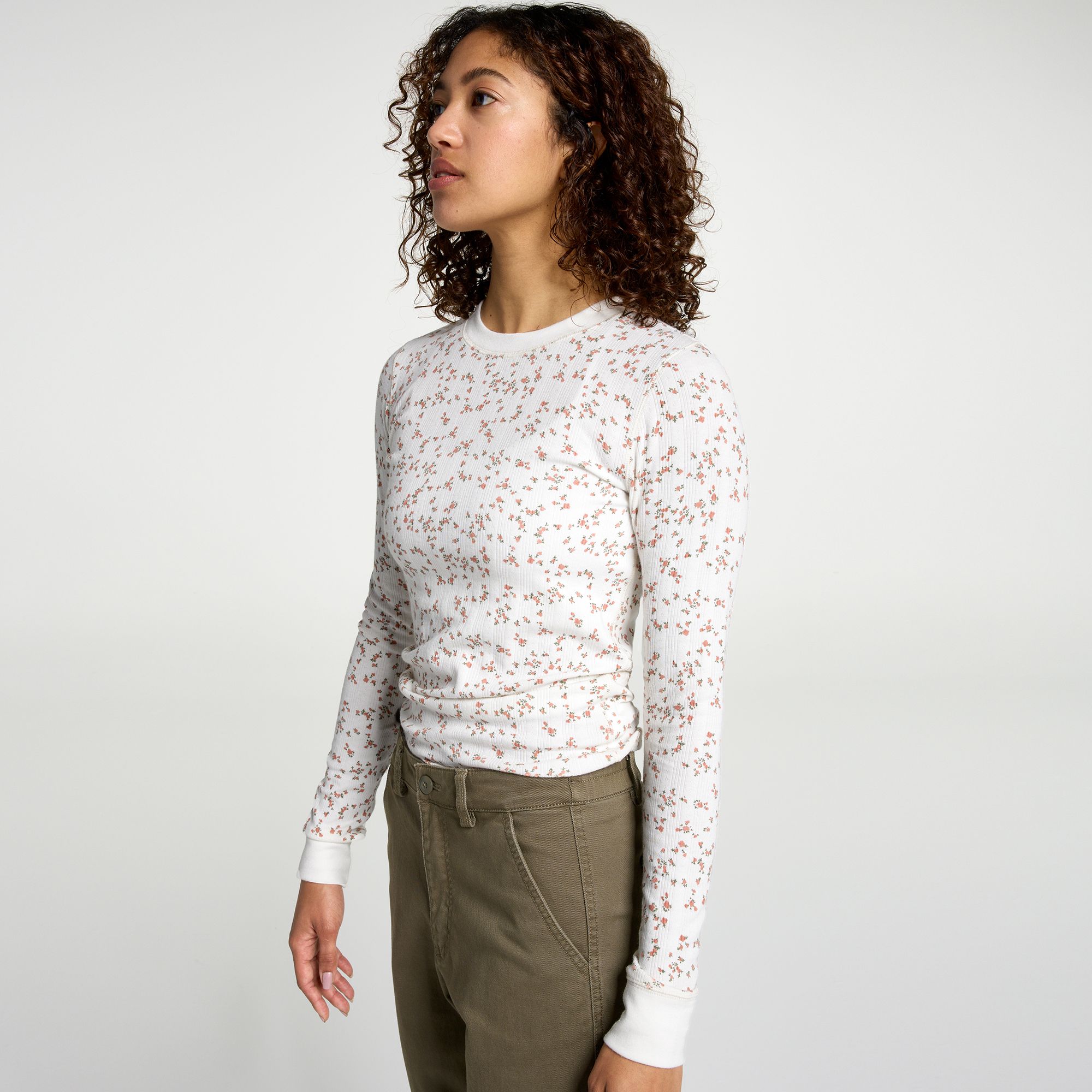 Alpine Design Women's Long Sleeve Pointelle Tee product image