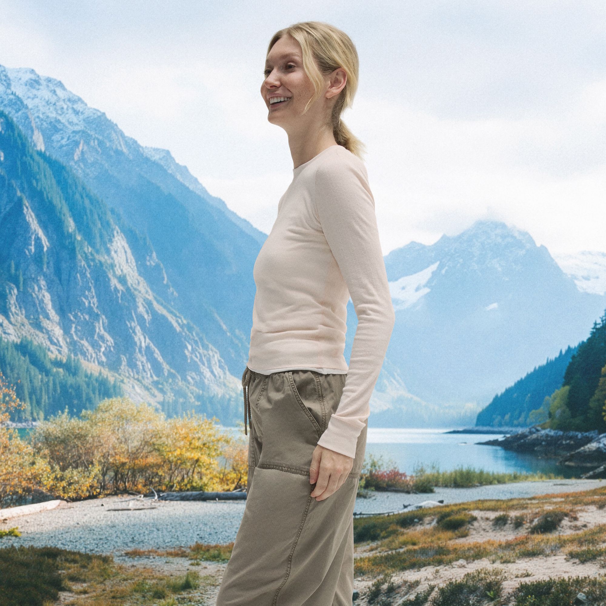 Alpine Design Women's Long Sleeve Pointelle Tee product image