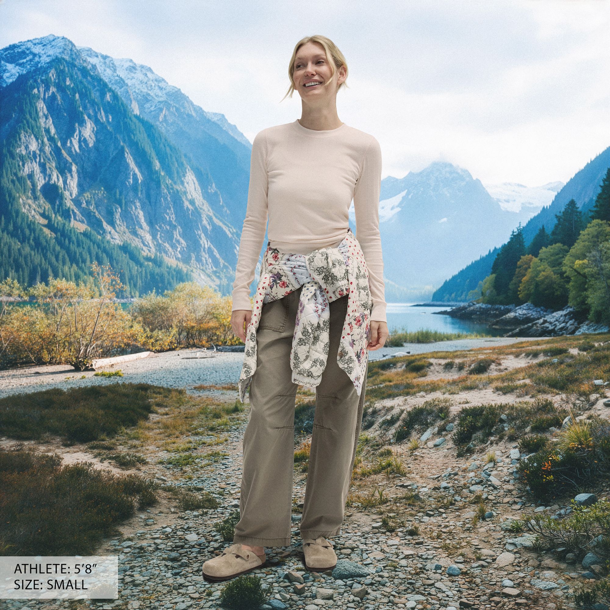 Alpine Design Women's Long Sleeve Pointelle Tee product image
