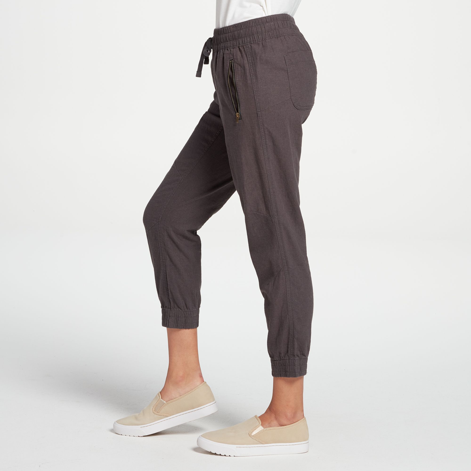 women's linen joggers