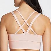 New Balance Women's Seamless MID Impact Sport Bra with Adjustable Straps  and Removable Pads - ShopStyle