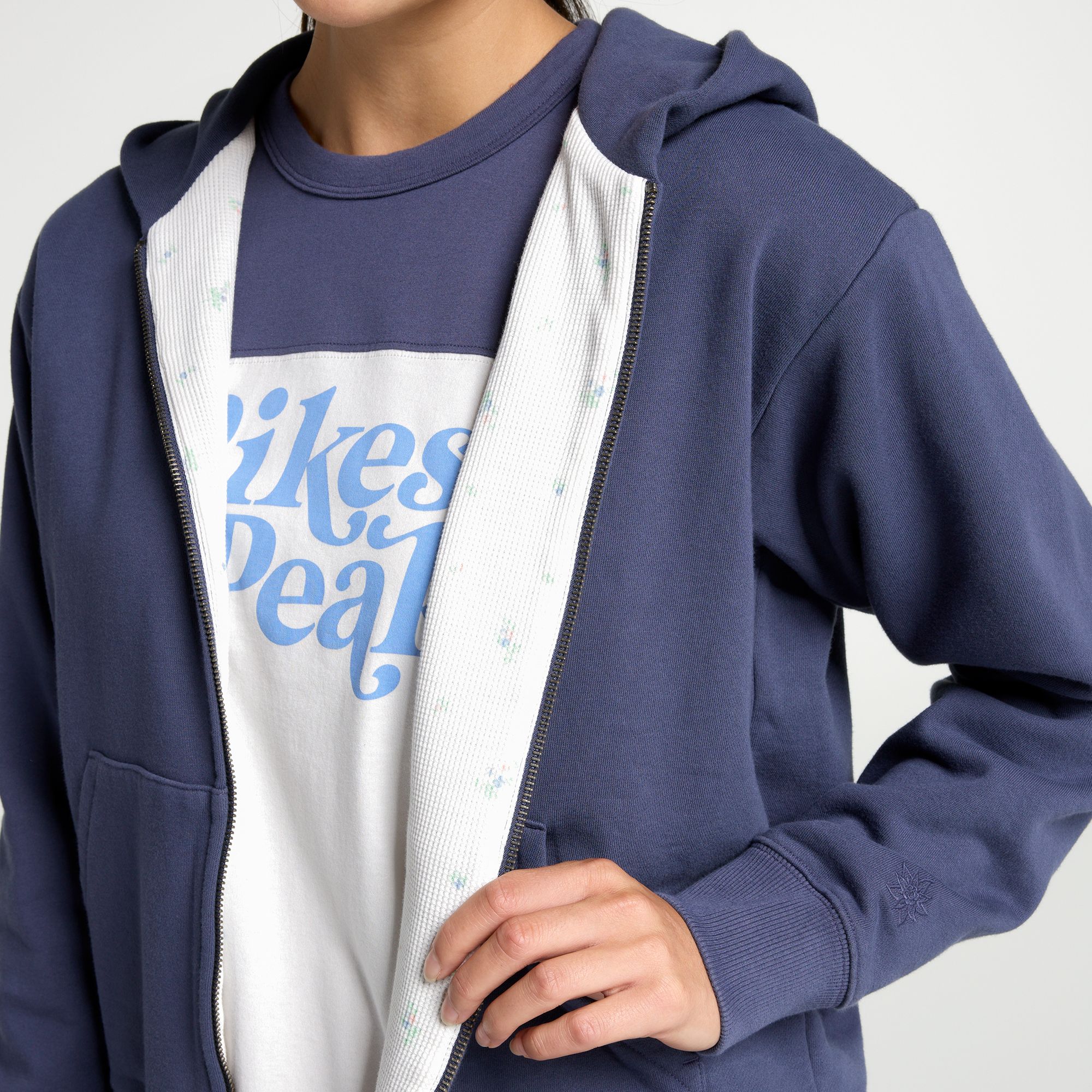 Alpine Design Women's Waffle Lined Full Zip Hoodie product image