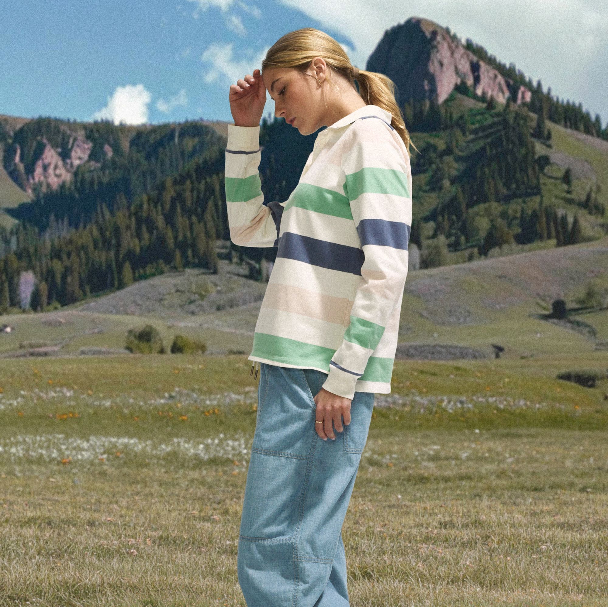 Alpine Design Women's Long Sleeve Rugby Shirt product image