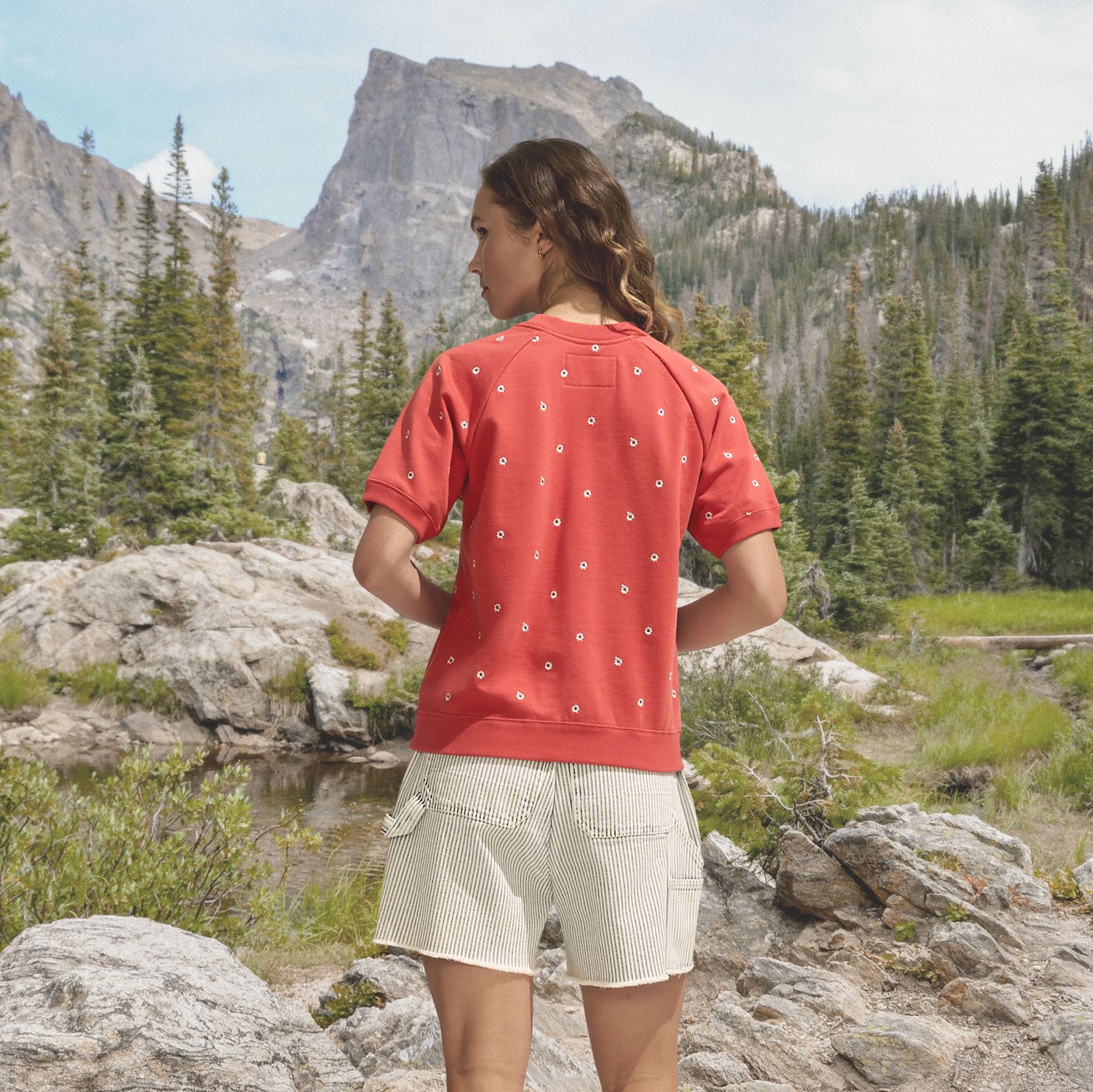 Alpine Design Women's Short Sleeve French Terry Crew product image