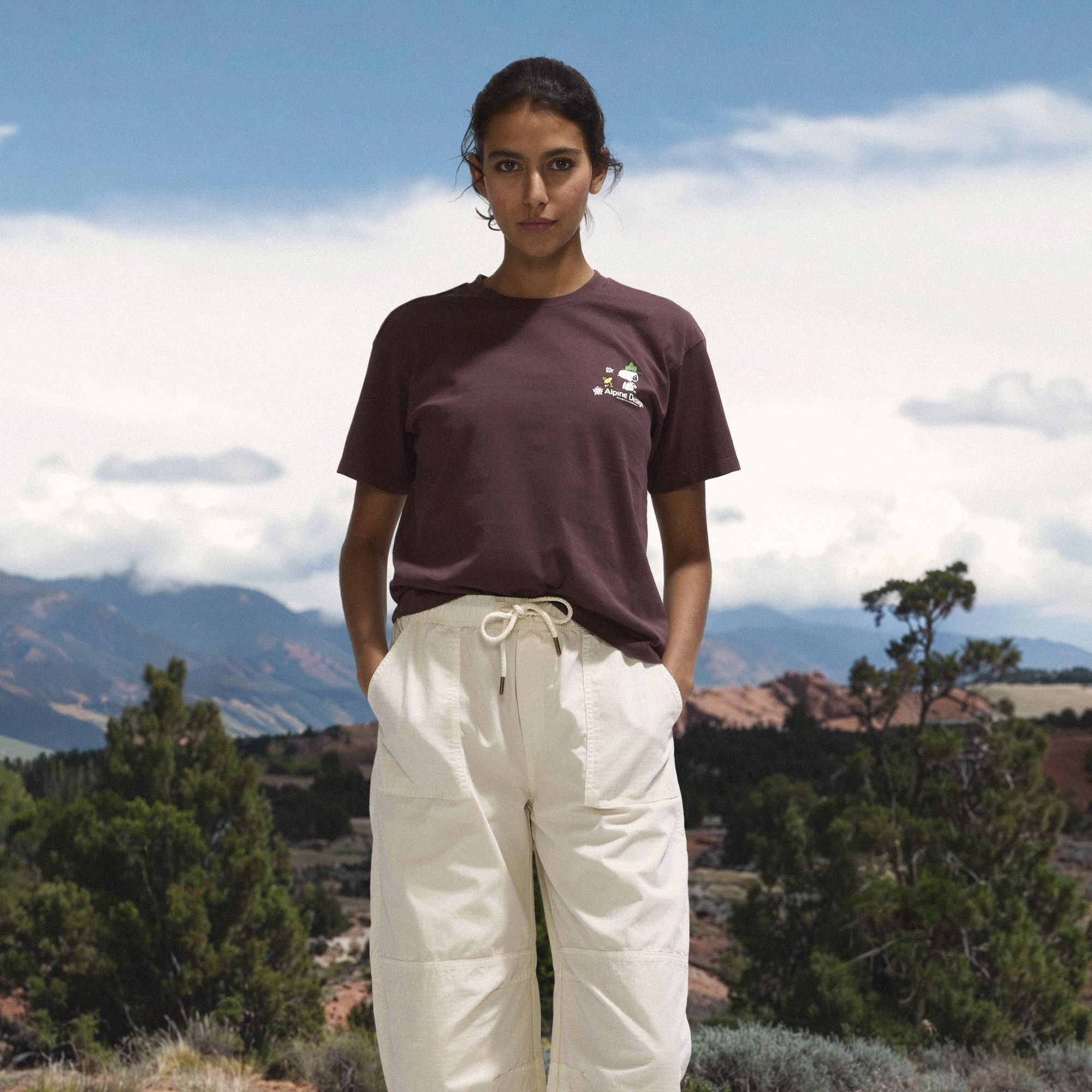 Alpine Design Women's Short Sleeve Hike Jersey Peanuts T-Shirt product image