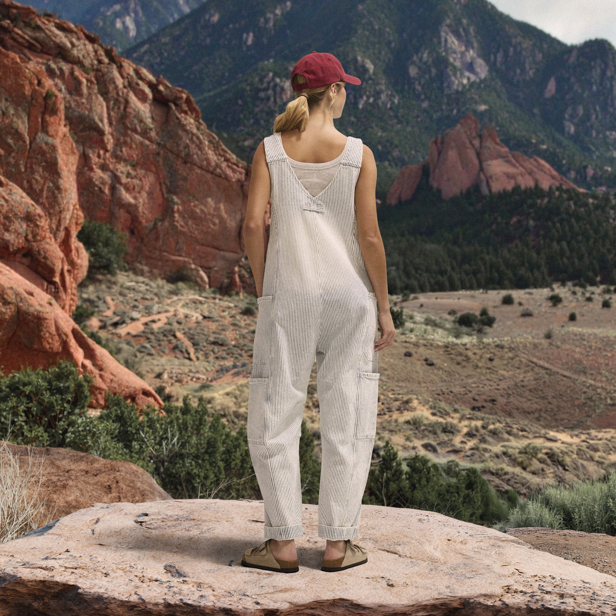 Alpine Design Women's Stripe Jumpsuit product image
