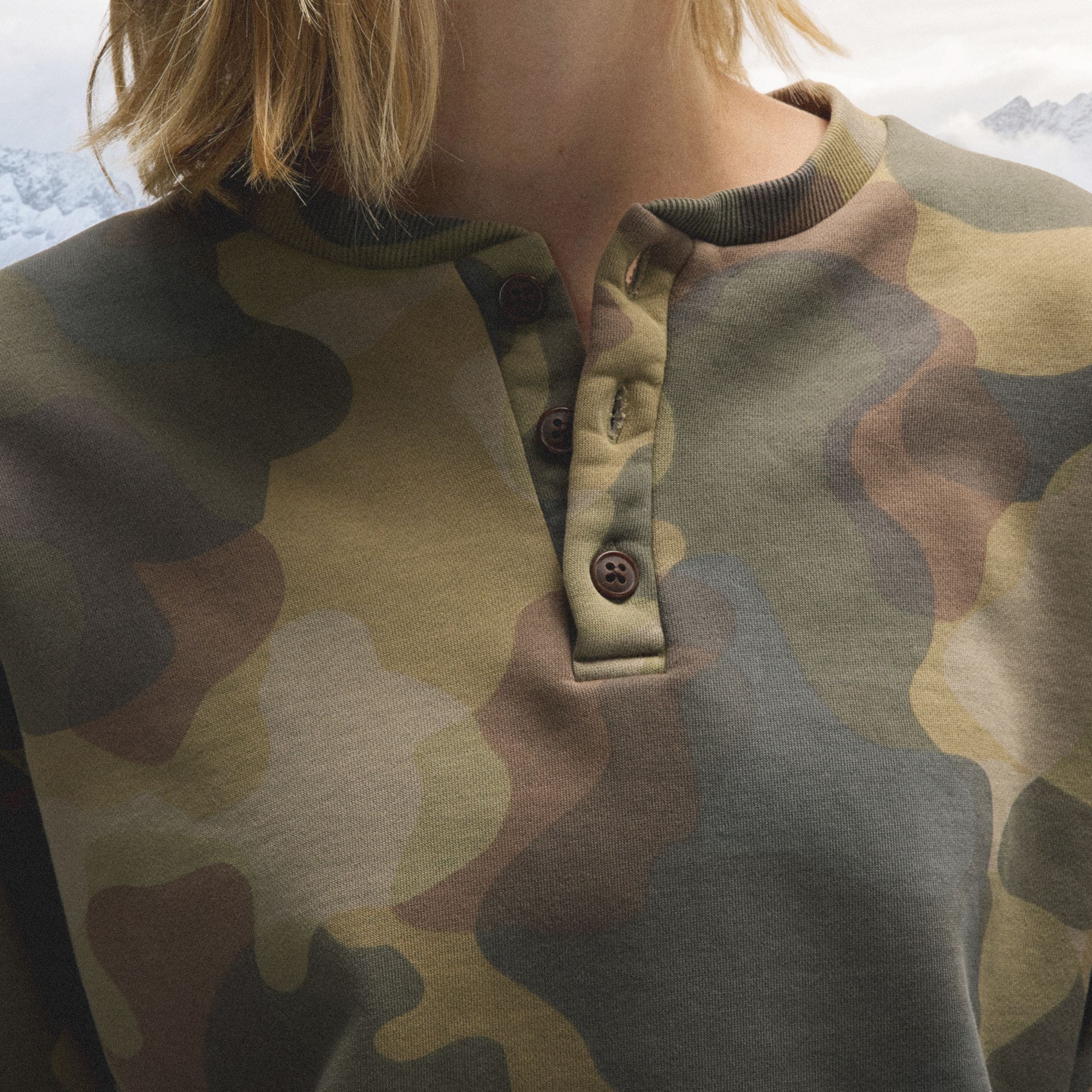 Alpine Design Women's Henley Sweatshirt product image