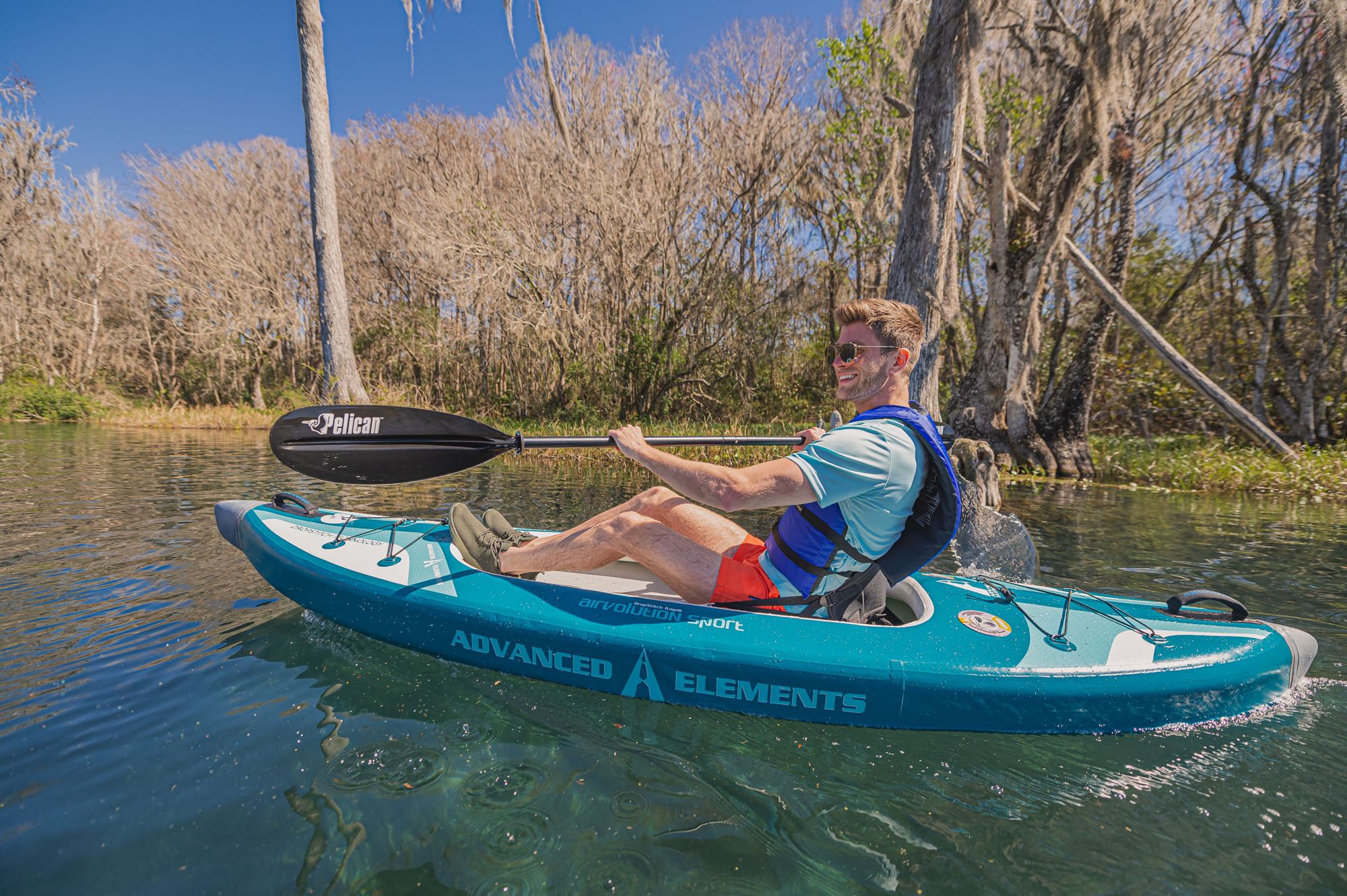 Advanced Elements Airvolution Sport Inflatable Kayak with Pump product image