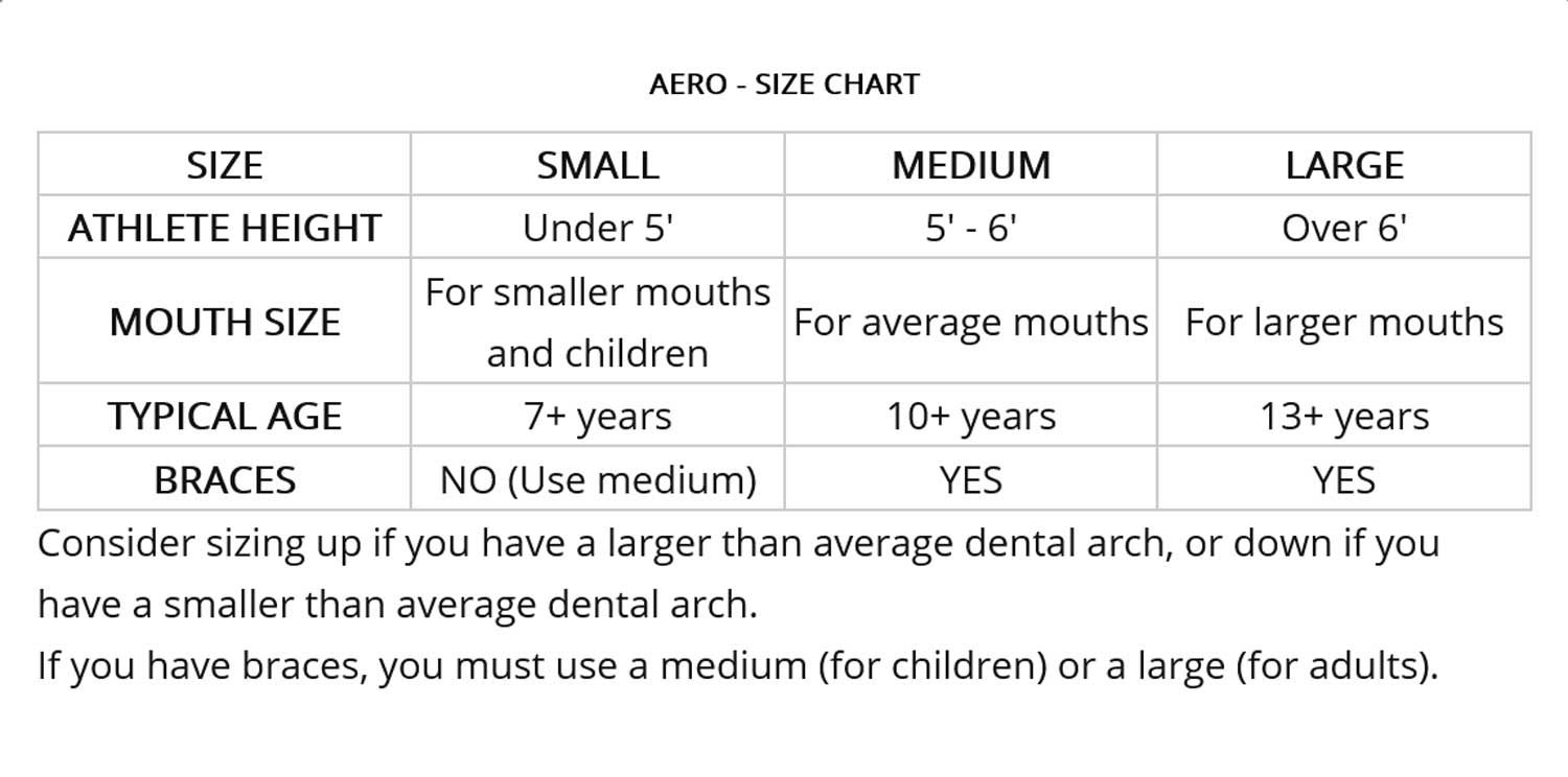 SISU Aero Guard Medium Mouthguard product image