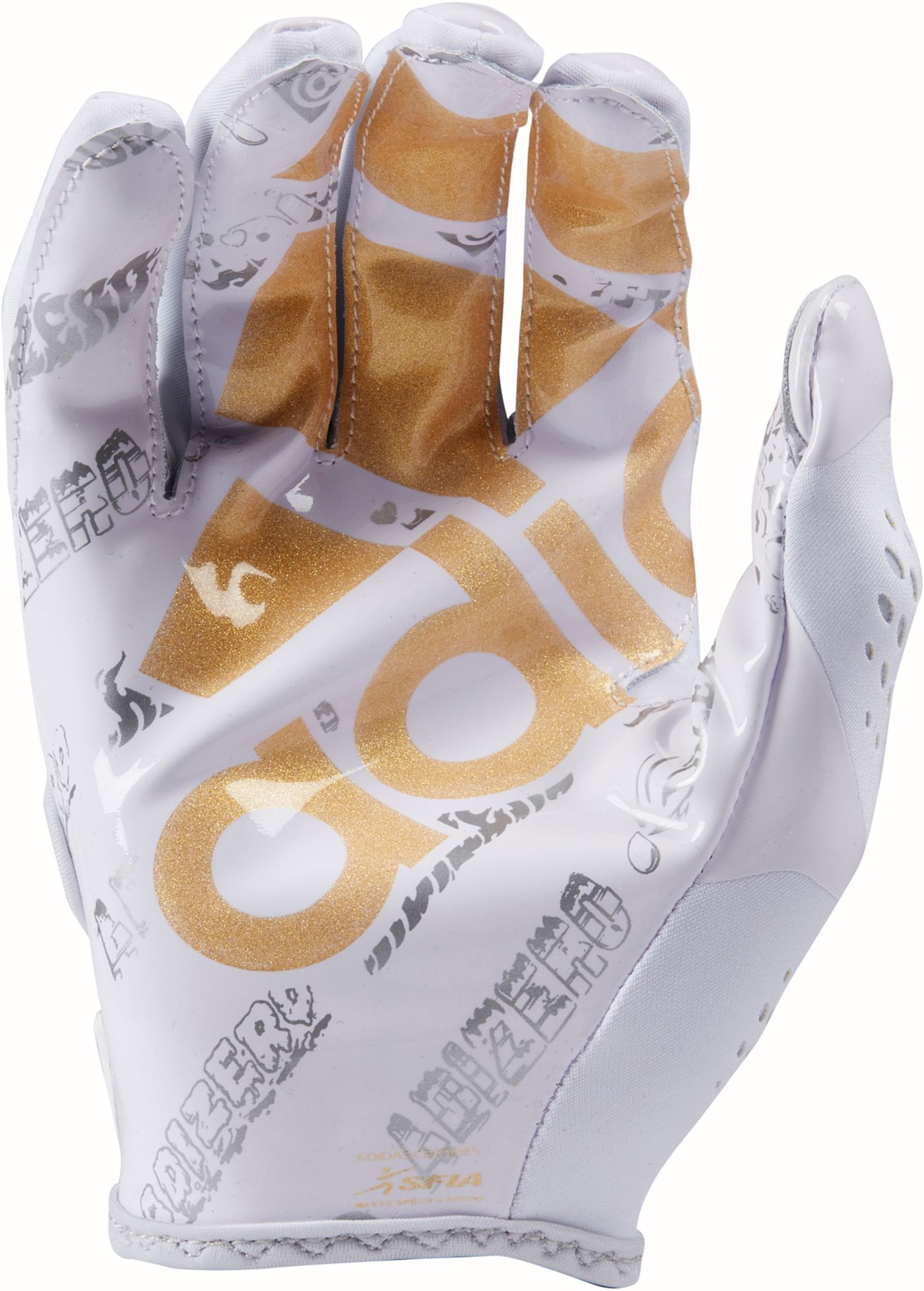 adidas Adult adizero 12 Big Mood Football Gloves Dick s Sporting Goods