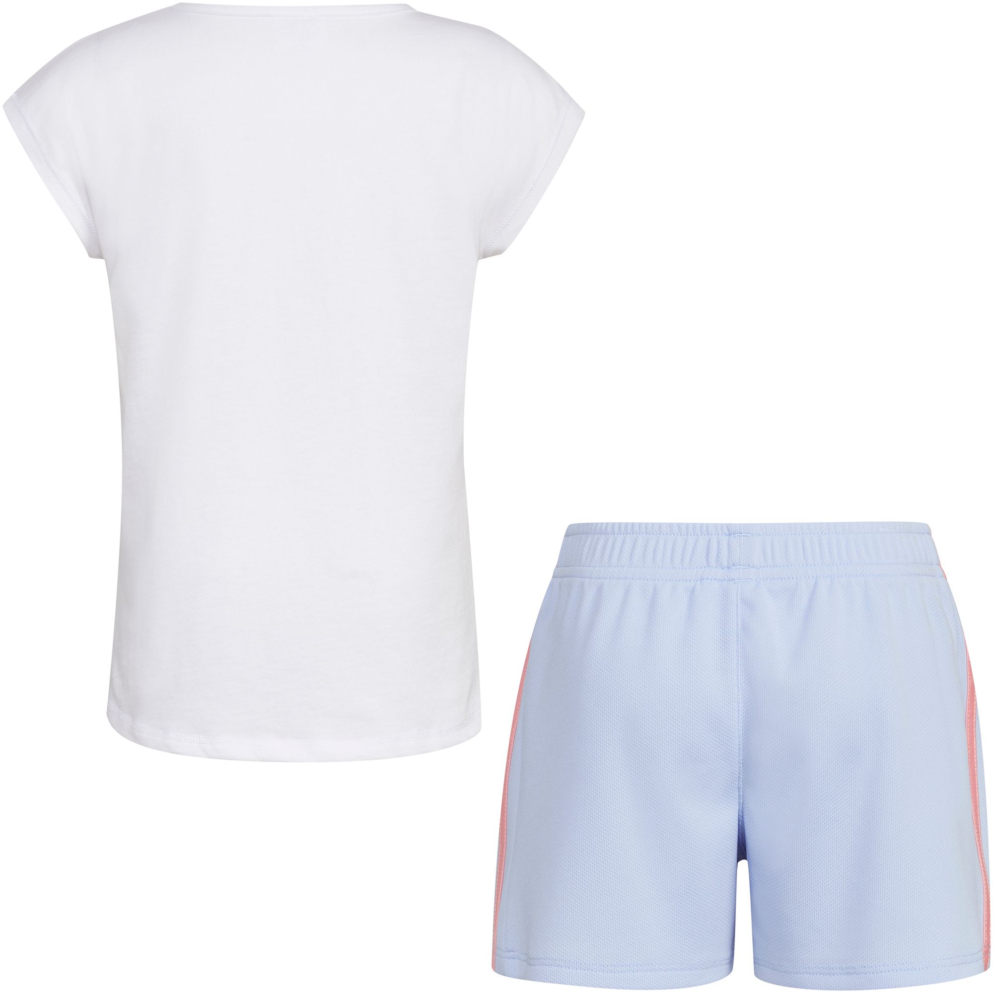 adidas Girls' 2-Piece Graphic Tee & Mesh Short Set product image