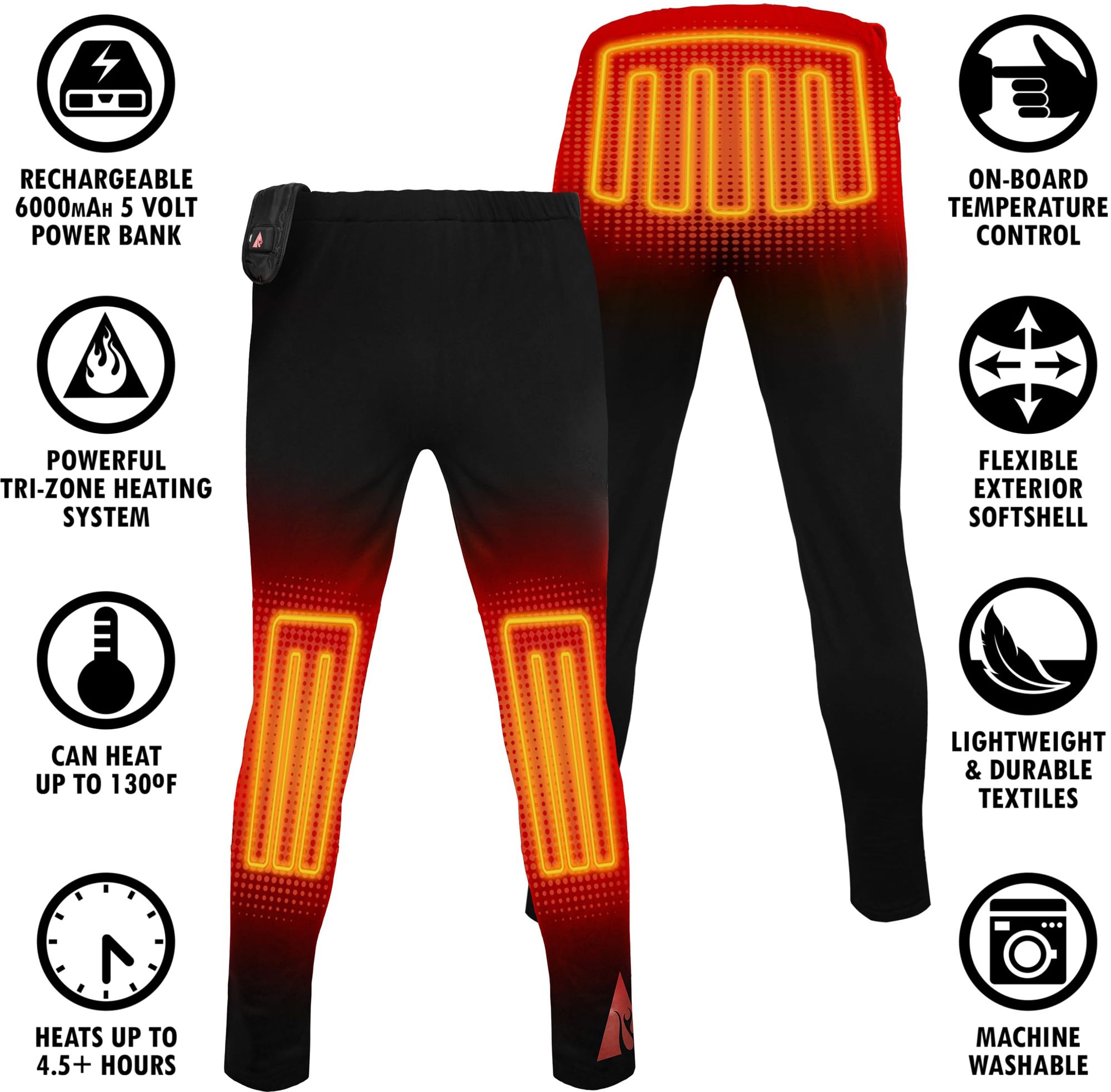 ActionHeat Men's 5V Heated Base Layer Pants product image