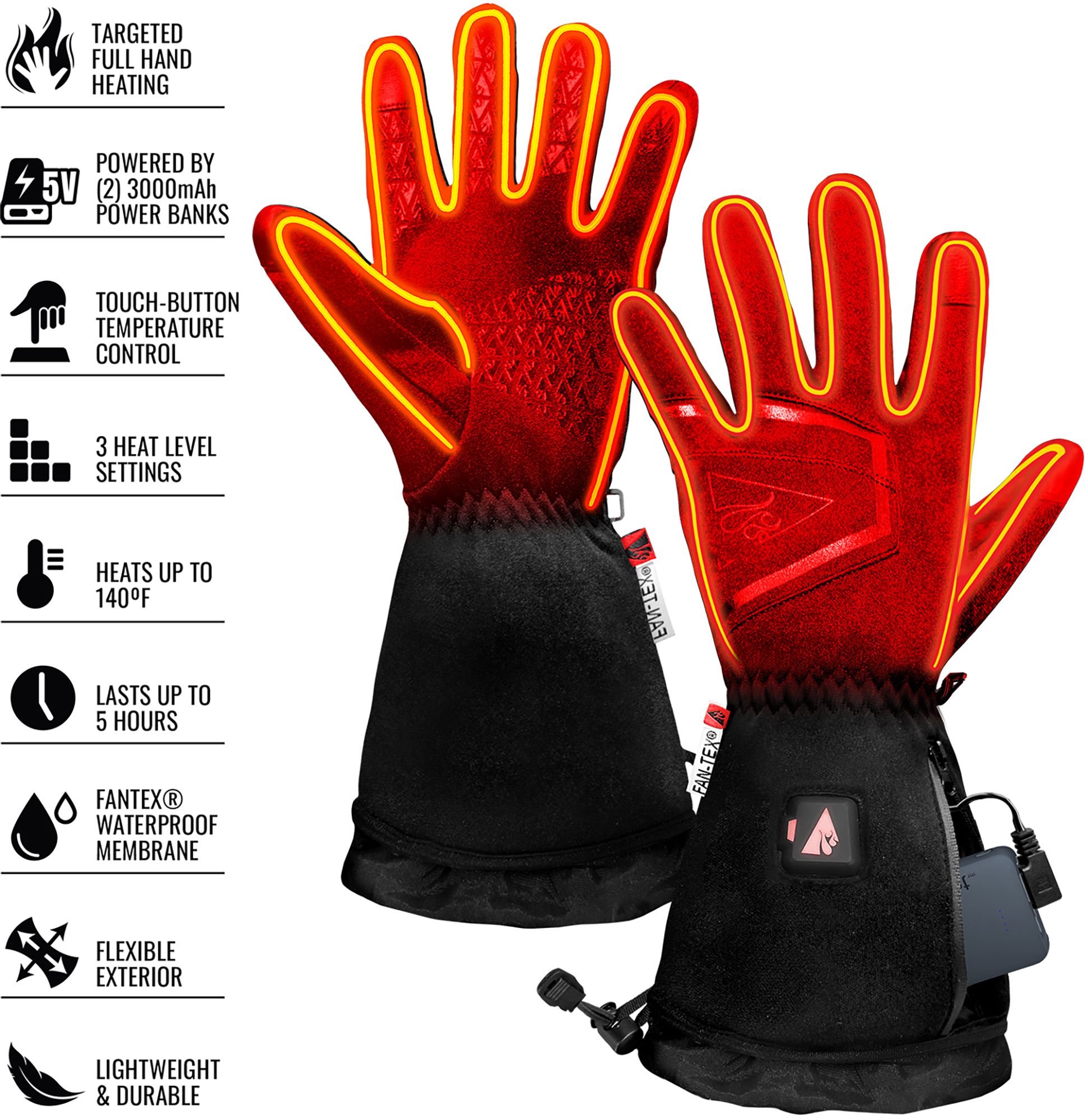 ActionHeat Men's 5V Battery Heated Featherweight Gloves product image