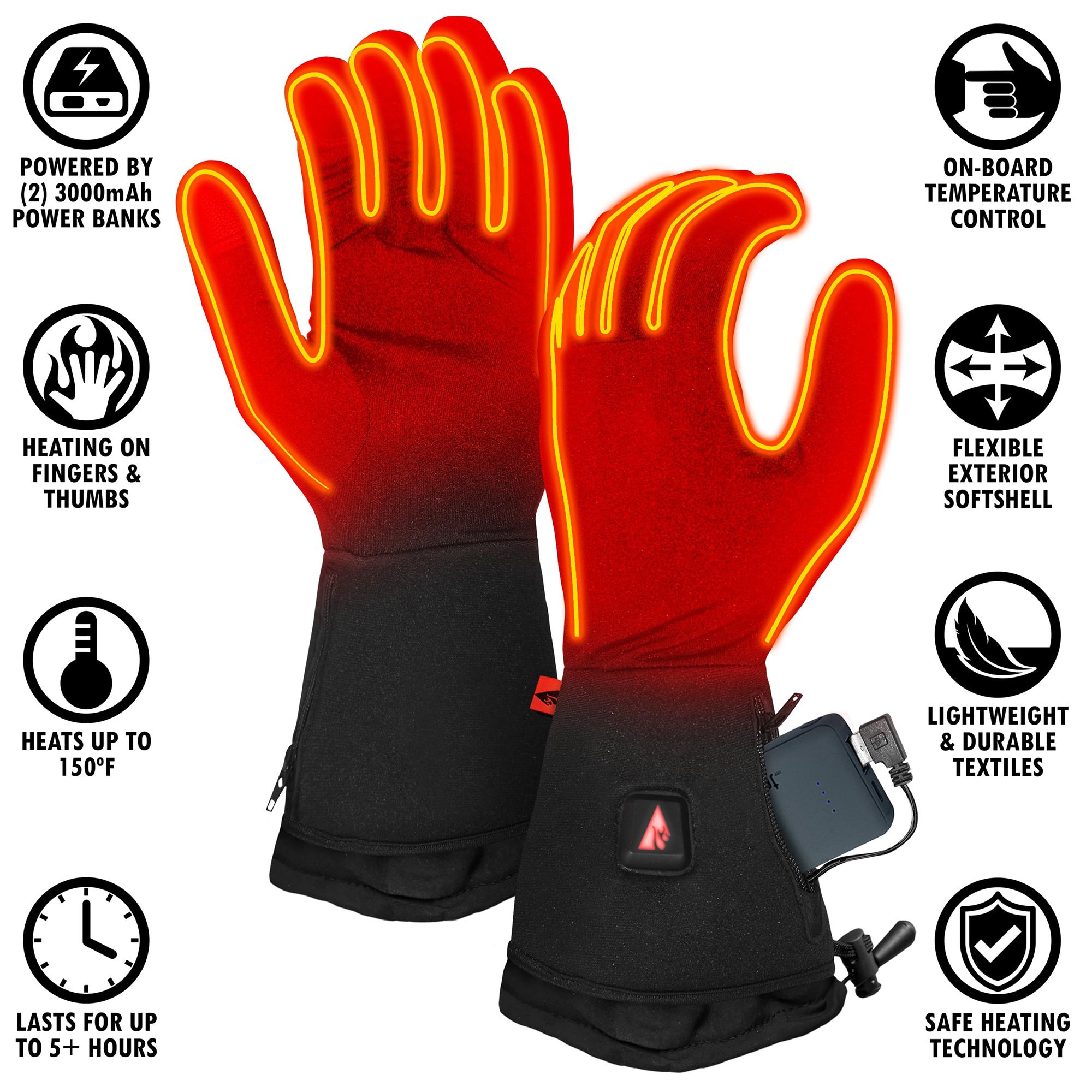 ActionHeat Men's 5V Battery Heated Glove Liners product image